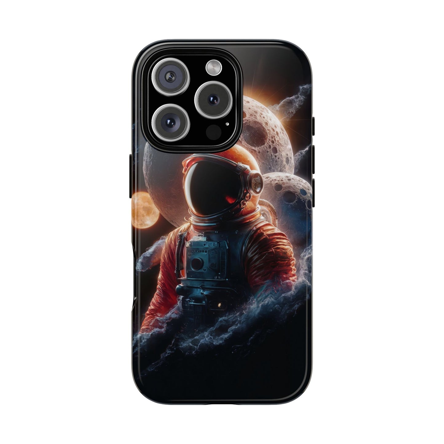 IPhone Tough Cases Space Astronaut Character AI Generated Design --- Tough Phone Cases IPhone Space Astronaut Ai Design --- Tough Phone Cases for iPhone Space Astronaut AI Design