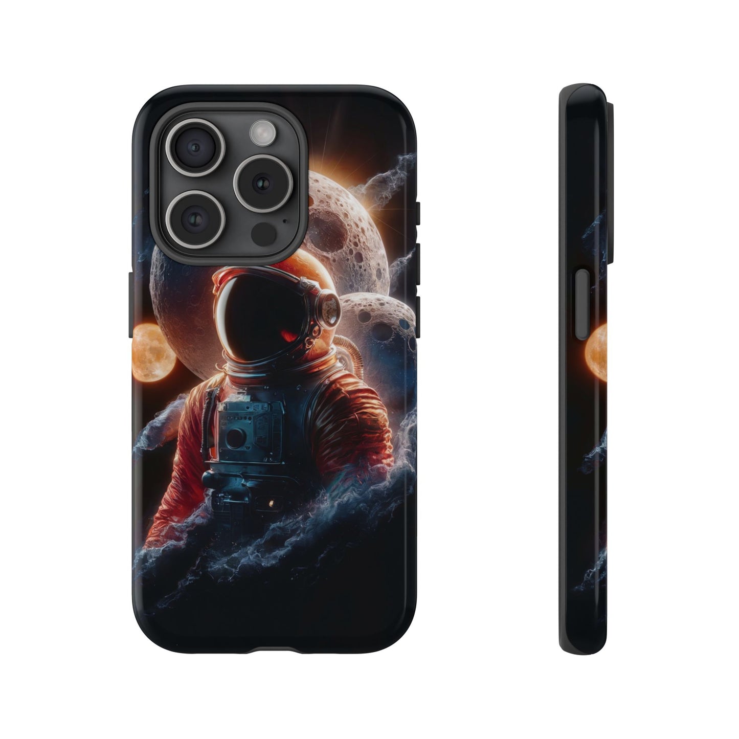 IPhone Tough Cases Space Astronaut Character AI Generated Design --- Tough Phone Cases IPhone Space Astronaut Ai Design --- Tough Phone Cases for iPhone Space Astronaut AI Design
