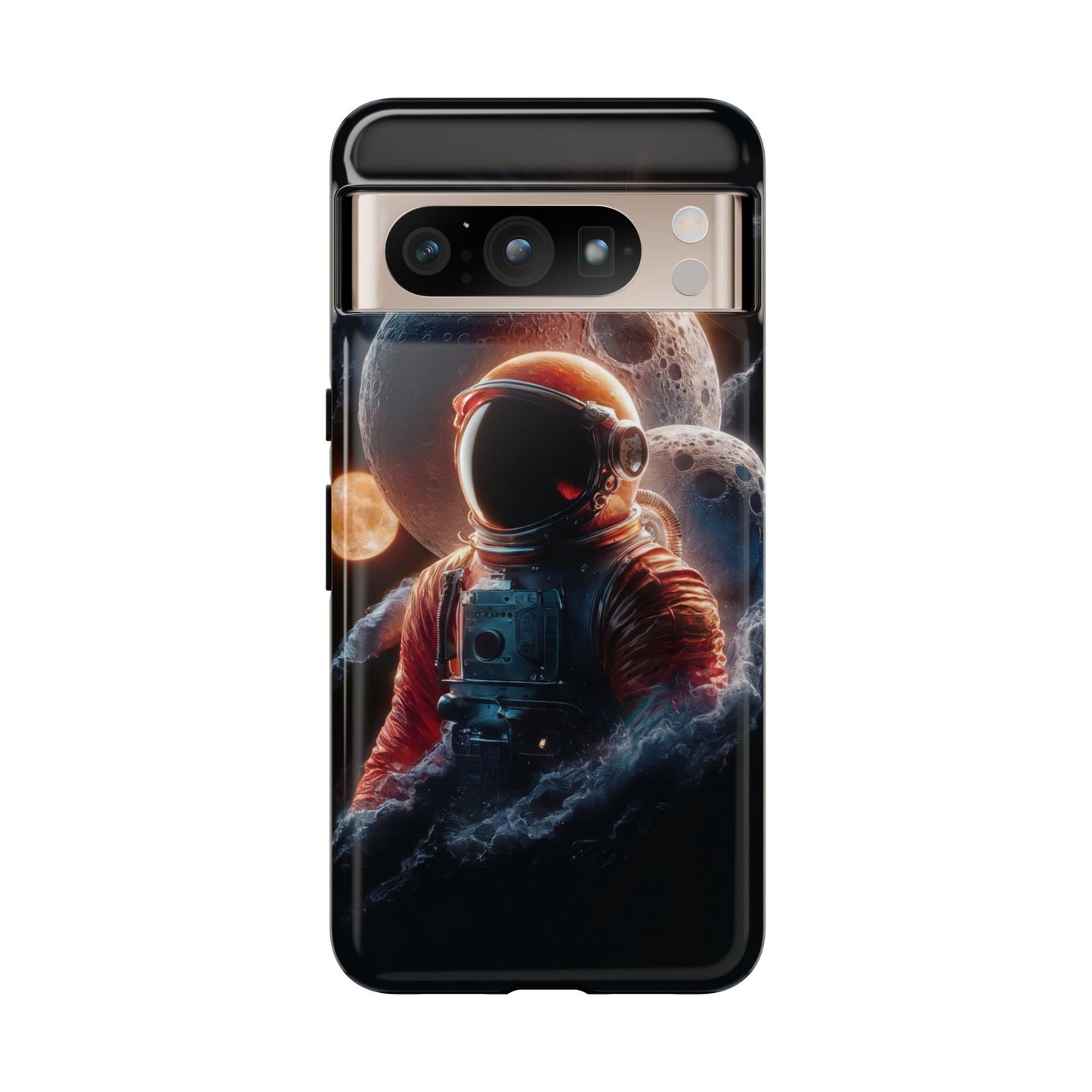 IPhone Tough Cases Space Astronaut Character AI Generated Design --- Tough Phone Cases IPhone Space Astronaut Ai Design --- Tough Phone Cases for iPhone Space Astronaut AI Design