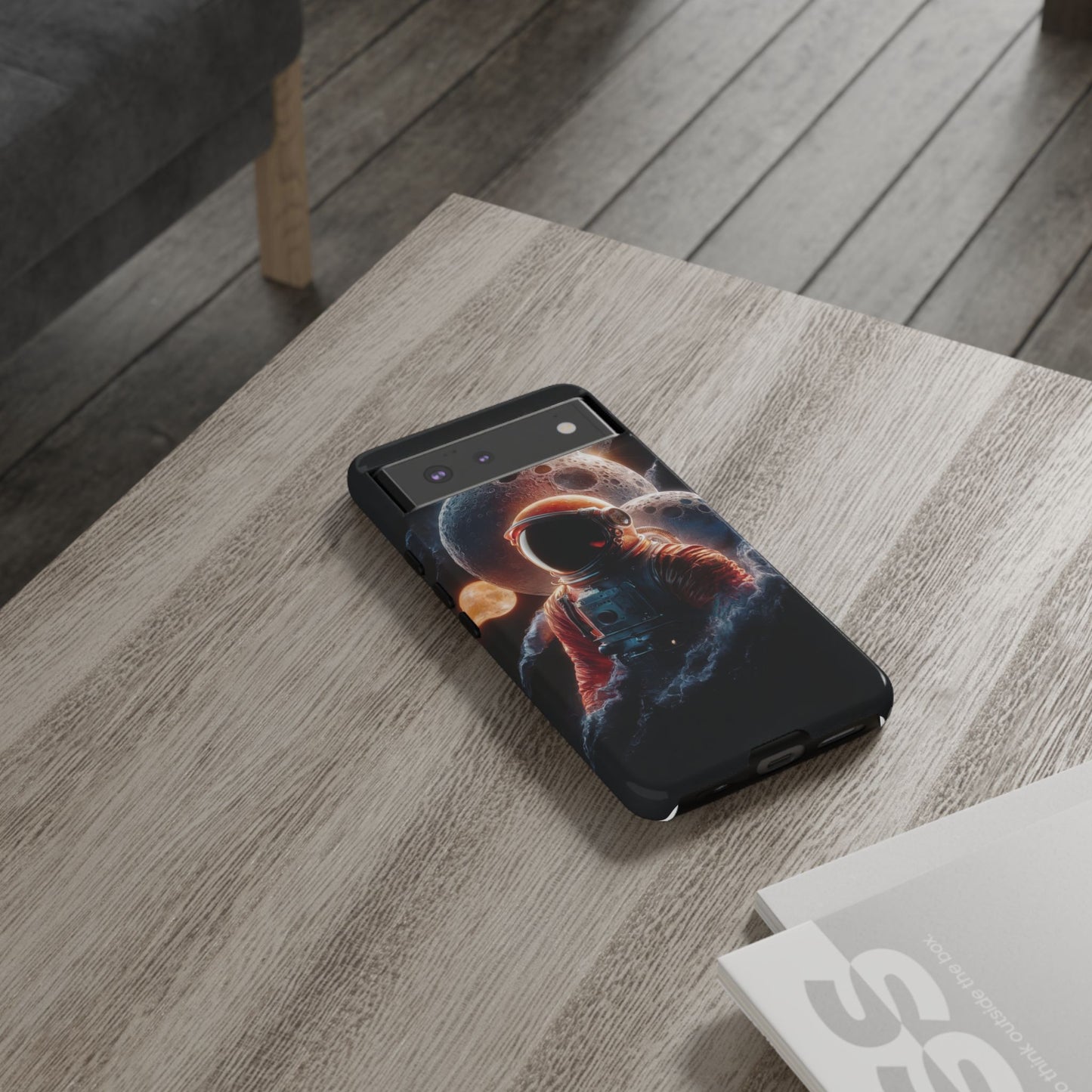 IPhone Tough Cases Space Astronaut Character AI Generated Design --- Tough Phone Cases IPhone Space Astronaut Ai Design --- Tough Phone Cases for iPhone Space Astronaut AI Design