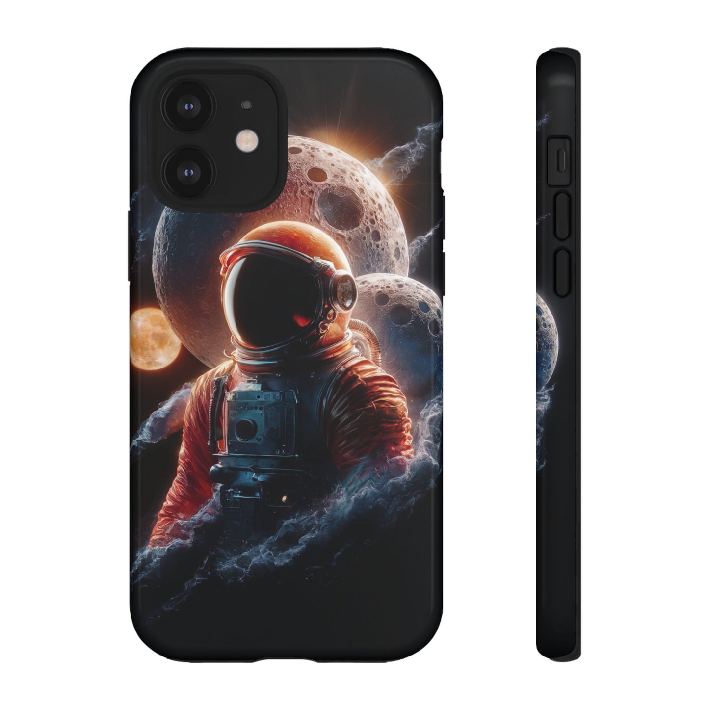 IPhone Tough Cases Space Astronaut Character AI Generated Design --- Tough Phone Cases IPhone Space Astronaut Ai Design --- Tough Phone Cases for iPhone Space Astronaut AI Design