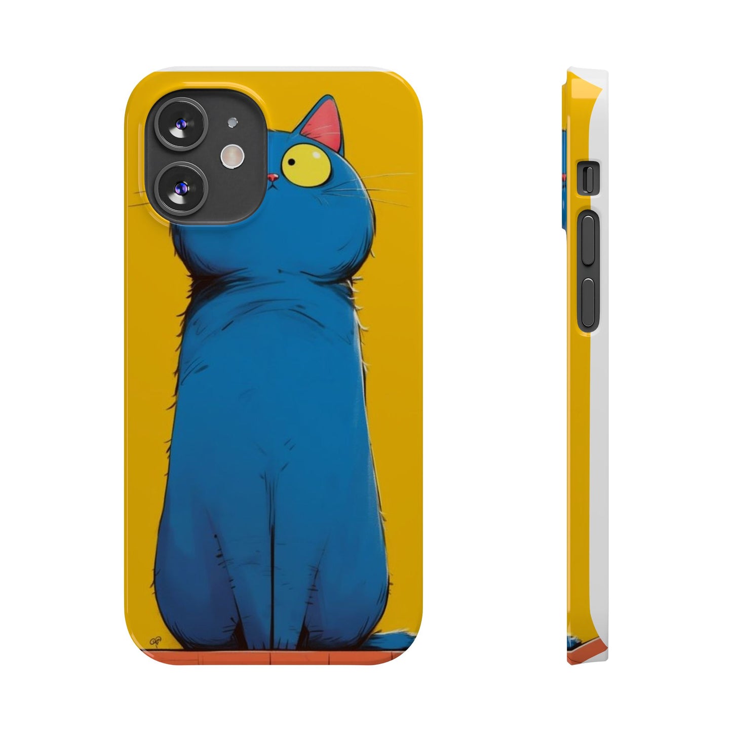 Slim Phone Case – AI Persian Cat Design | Stylish & Protective