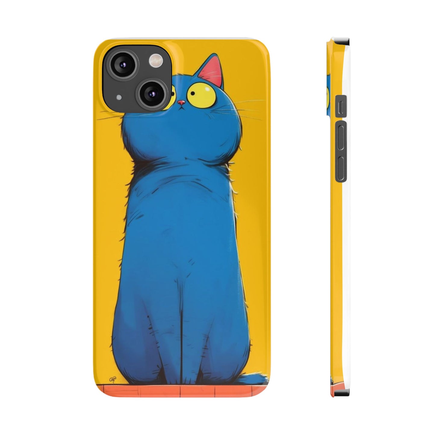 Slim Phone Case – AI Persian Cat Design | Stylish & Protective