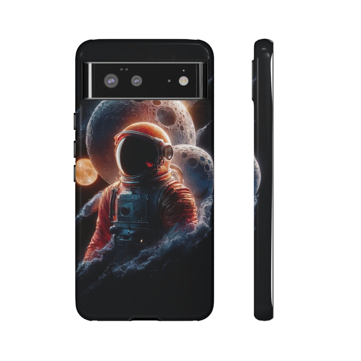 IPhone Tough Cases Space Astronaut Character AI Generated Design --- Tough Phone Cases IPhone Space Astronaut Ai Design --- Tough Phone Cases for iPhone Space Astronaut AI Design