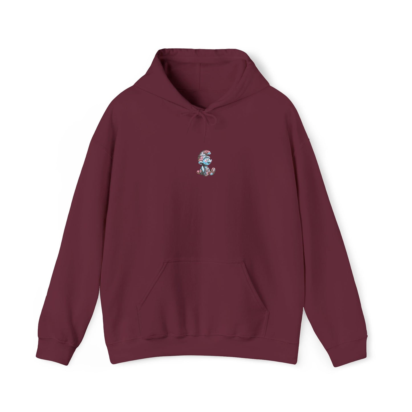 Unisex Heavy Blend™ Hooded Sweatshirt with Embroidery AI Cartoon Design – Stylish Comfort for Every Season