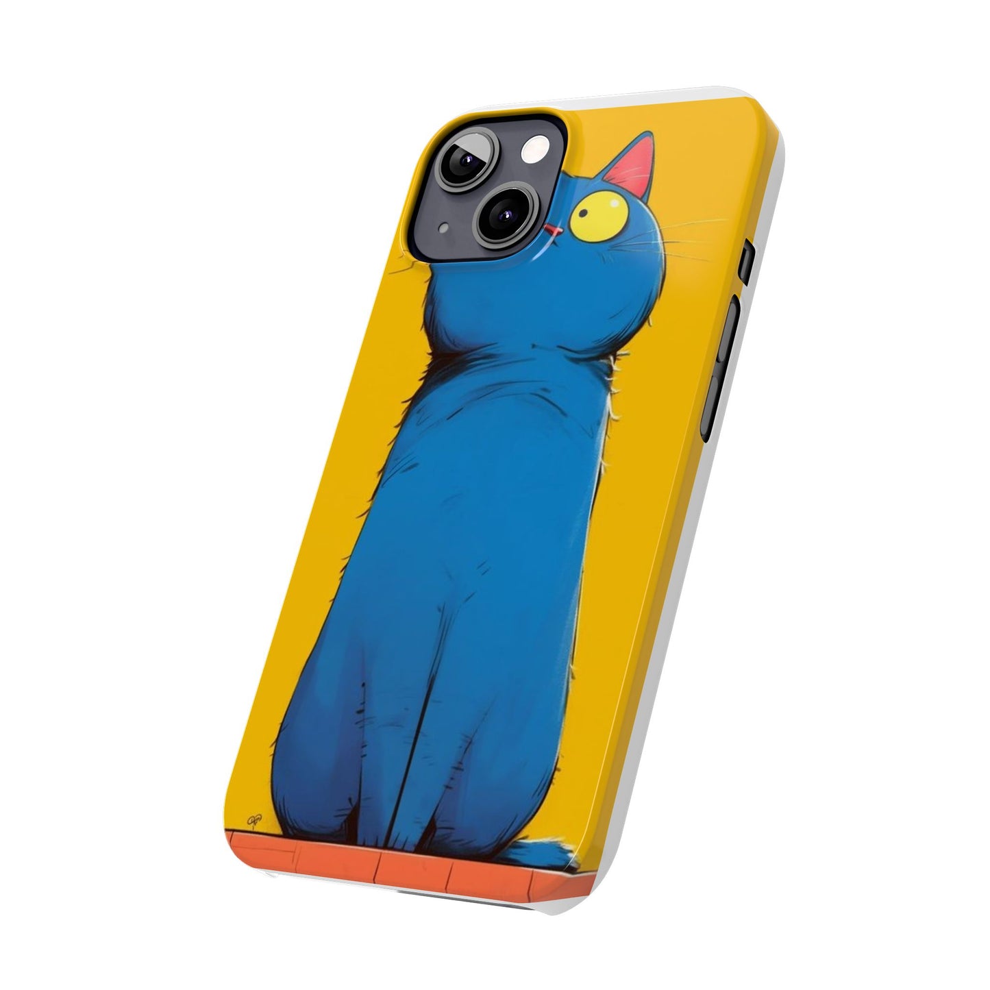 Slim Phone Case – AI Persian Cat Design | Stylish & Protective