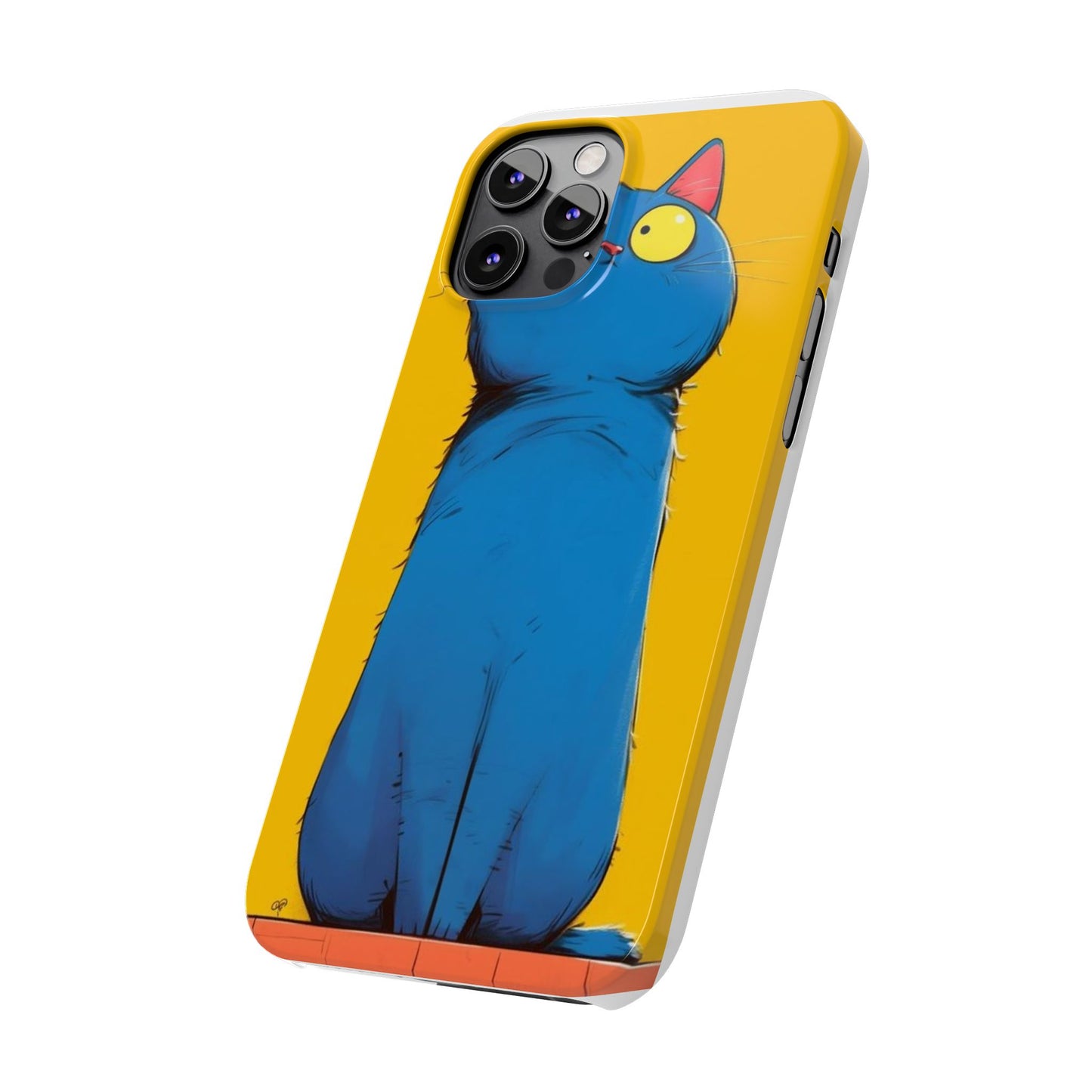 Slim Phone Case – AI Persian Cat Design | Stylish & Protective