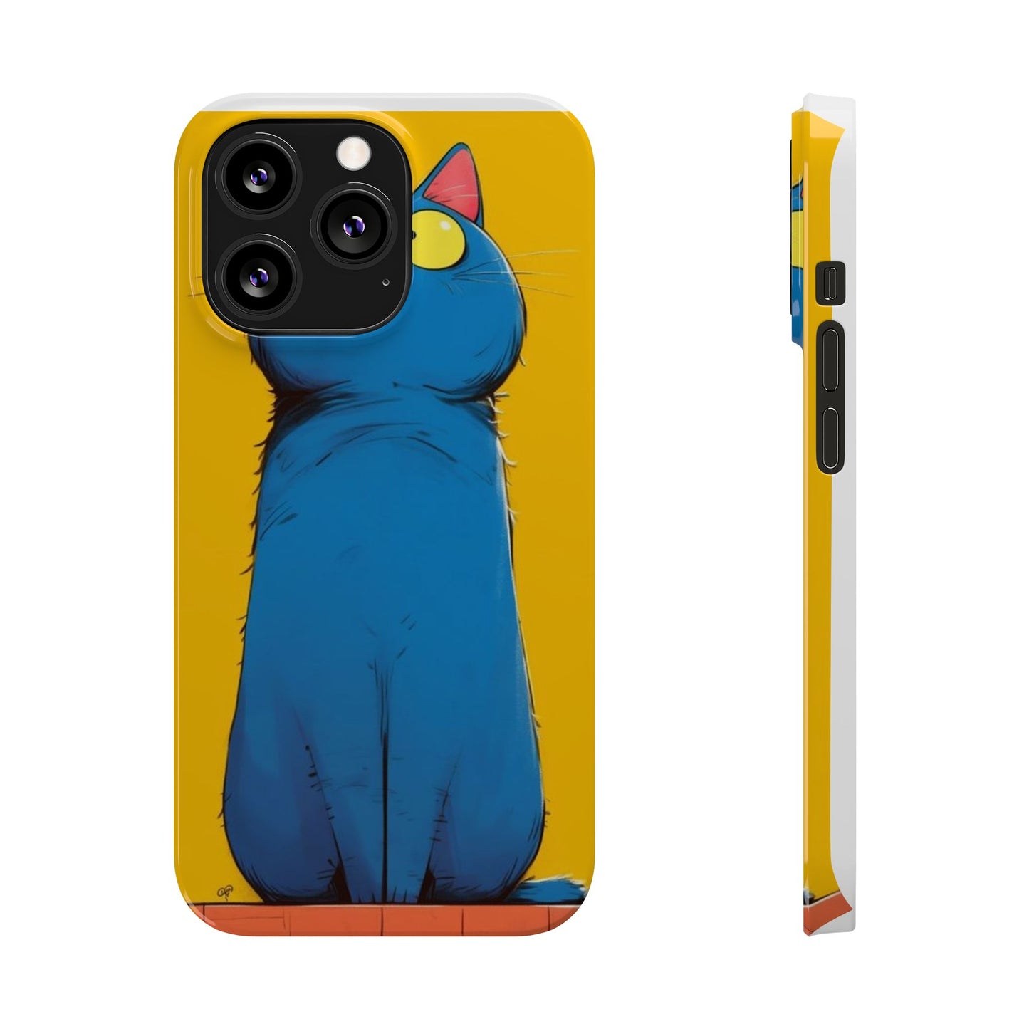 Slim Phone Case – AI Persian Cat Design | Stylish & Protective