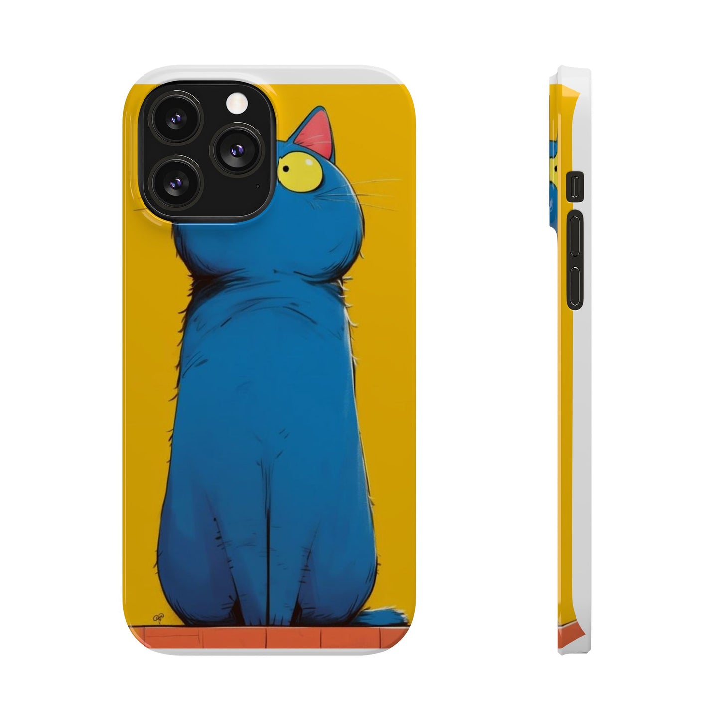 Slim Phone Case – AI Persian Cat Design | Stylish & Protective