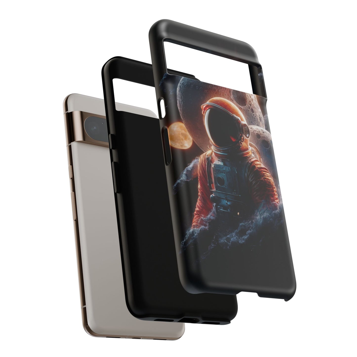 IPhone Tough Cases Space Astronaut Character AI Generated Design --- Tough Phone Cases IPhone Space Astronaut Ai Design --- Tough Phone Cases for iPhone Space Astronaut AI Design