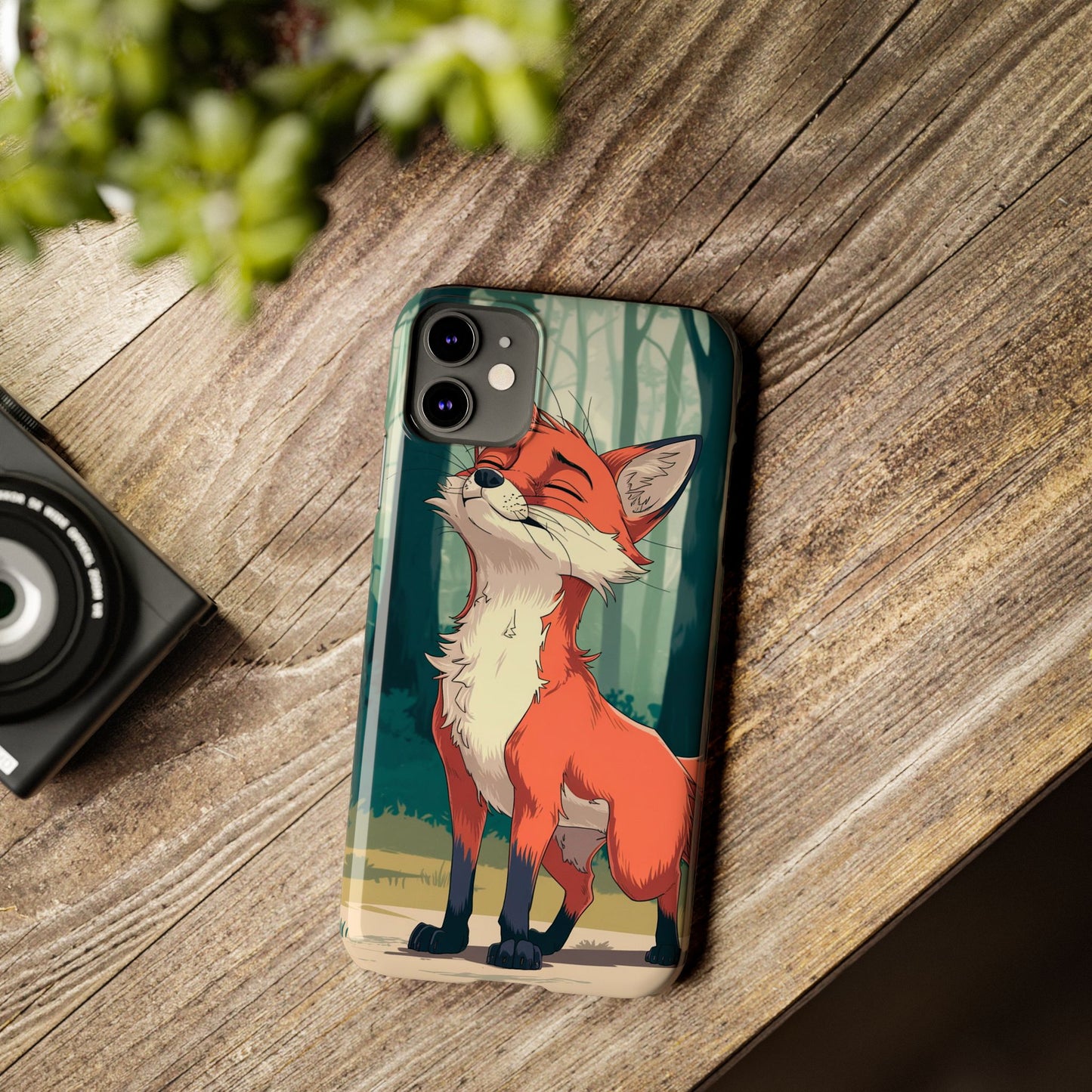 Slim Phone Case Fox Animal Anime Design for iPhone & Samsung – Stylish & Protective, Fox Animal Anime Design for IPhone Cases Design