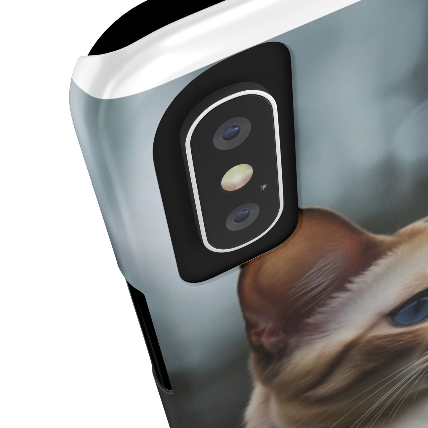 Slim Phone Case Iphone Back Cases Cute CAT AI Generated Design --- Slim Phone Case Cute CAT Ai Design IPhone Case --- Slim Phone Case for IPhone Cute CAT Character AI Design