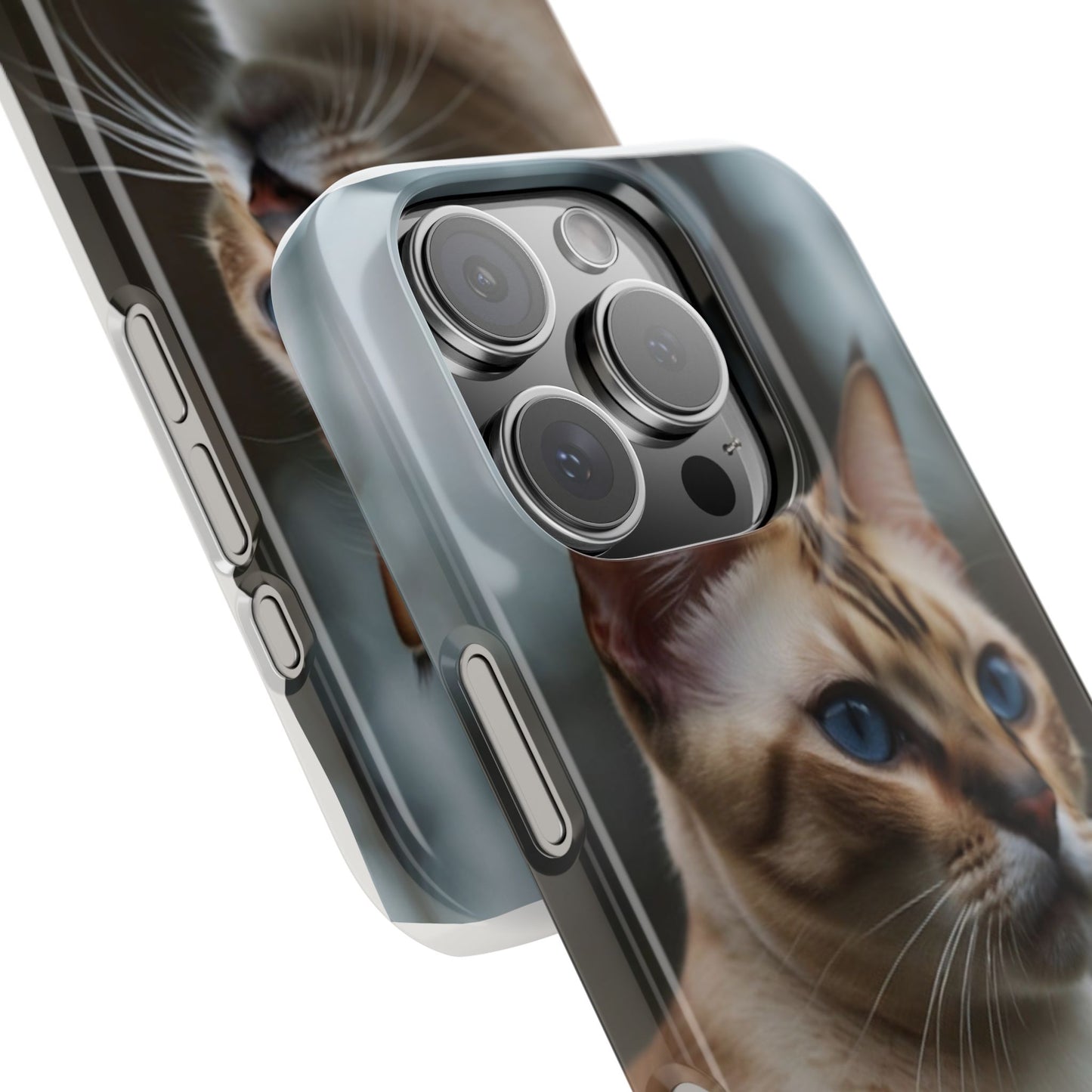Slim Phone Case Iphone Back Cases Cute CAT AI Generated Design --- Slim Phone Case Cute CAT Ai Design IPhone Case --- Slim Phone Case for IPhone Cute CAT Character AI Design