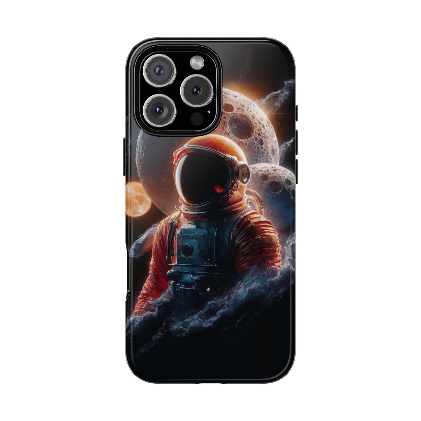 IPhone Tough Cases Space Astronaut Character AI Generated Design --- Tough Phone Cases IPhone Space Astronaut Ai Design --- Tough Phone Cases for iPhone Space Astronaut AI Design
