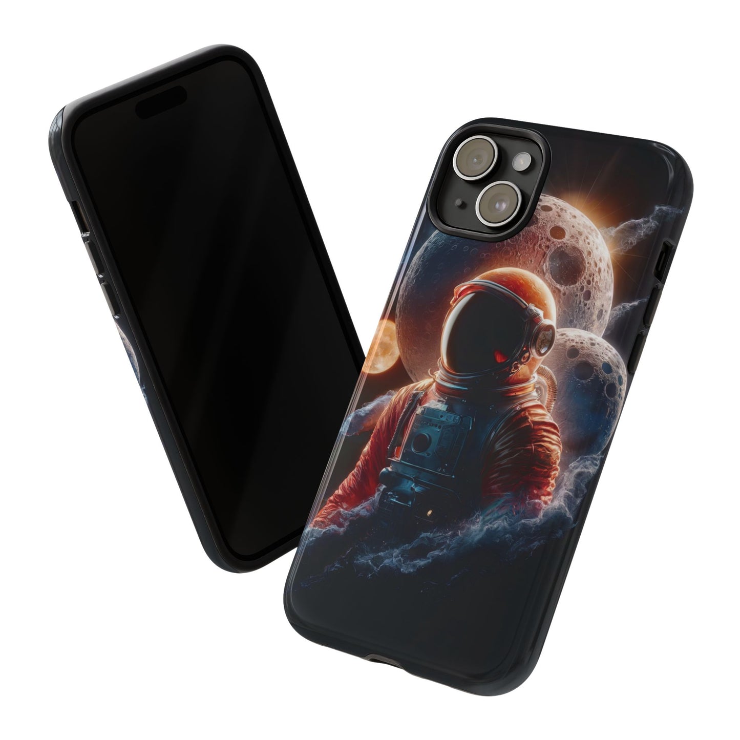 IPhone Tough Cases Space Astronaut Character AI Generated Design --- Tough Phone Cases IPhone Space Astronaut Ai Design --- Tough Phone Cases for iPhone Space Astronaut AI Design