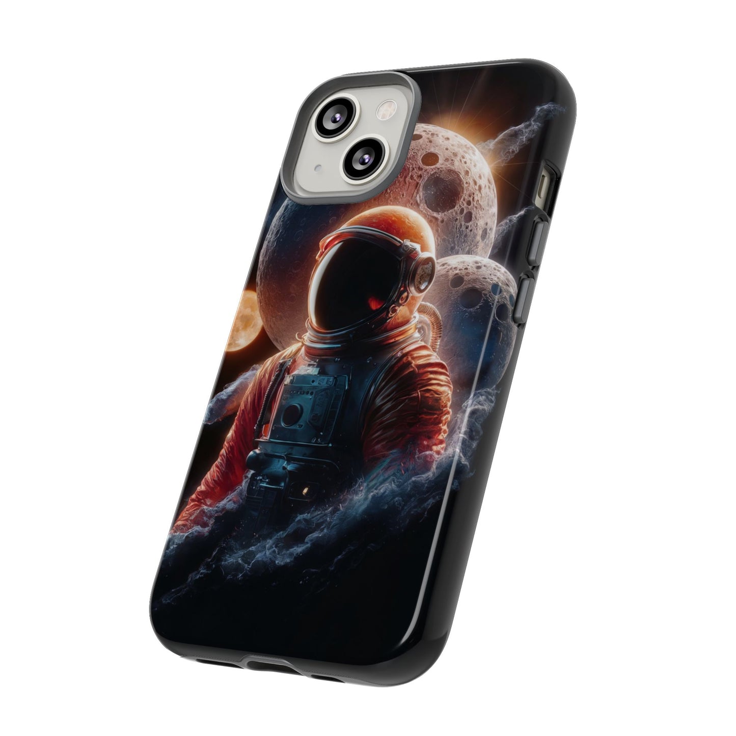 IPhone Tough Cases Space Astronaut Character AI Generated Design --- Tough Phone Cases IPhone Space Astronaut Ai Design --- Tough Phone Cases for iPhone Space Astronaut AI Design