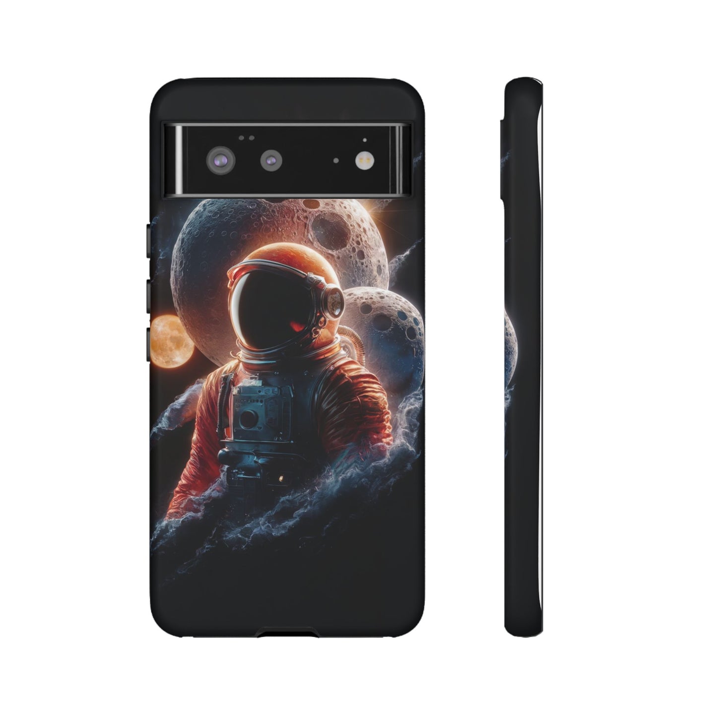 IPhone Tough Cases Space Astronaut Character AI Generated Design --- Tough Phone Cases IPhone Space Astronaut Ai Design --- Tough Phone Cases for iPhone Space Astronaut AI Design