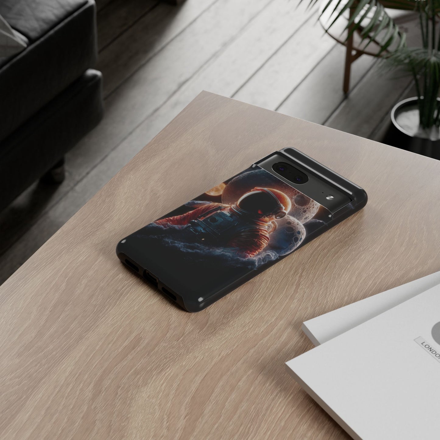 IPhone Tough Cases Space Astronaut Character AI Generated Design --- Tough Phone Cases IPhone Space Astronaut Ai Design --- Tough Phone Cases for iPhone Space Astronaut AI Design