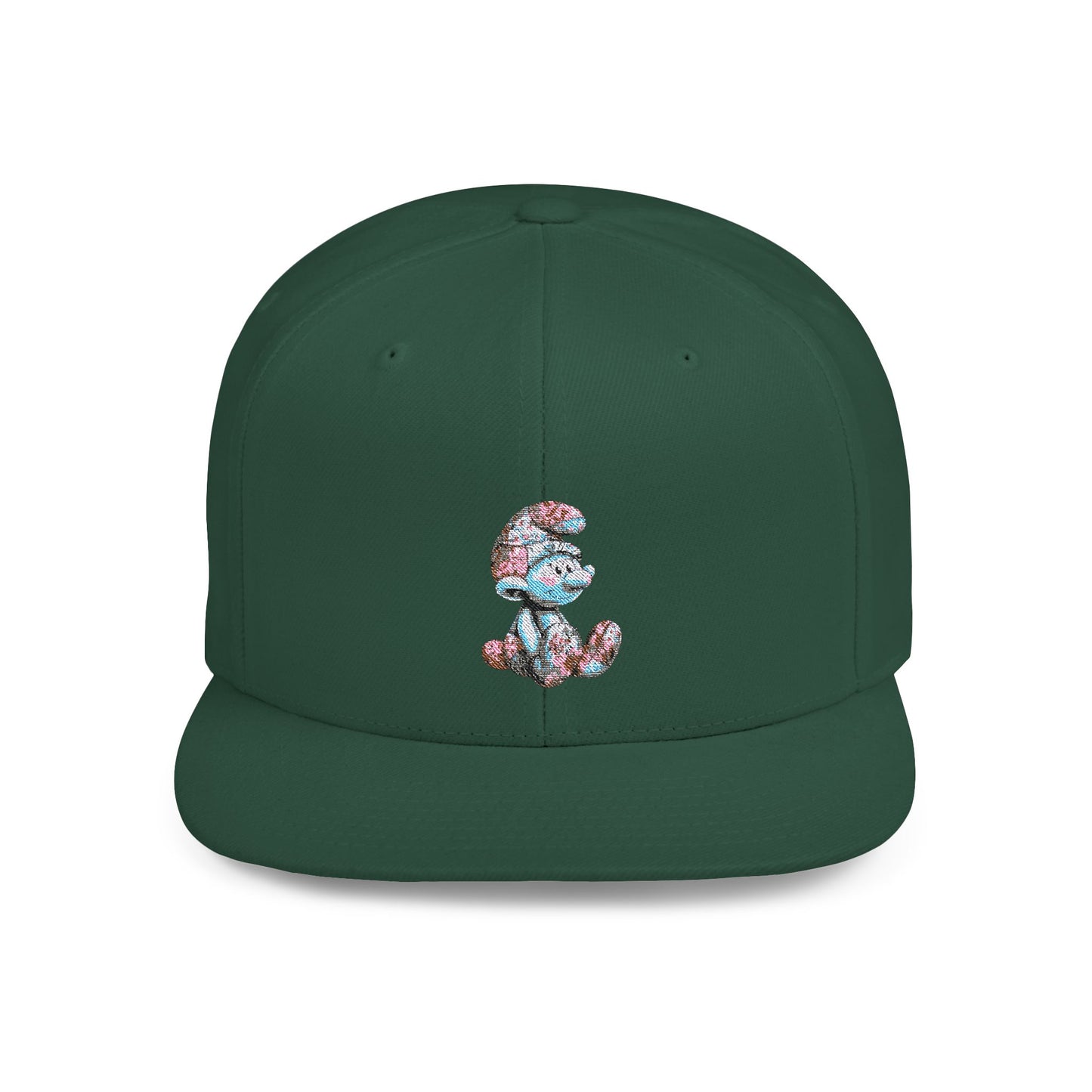 Flat Bill Snapback with AI Cartoon Design – Bold Style Meets Modern Creativity