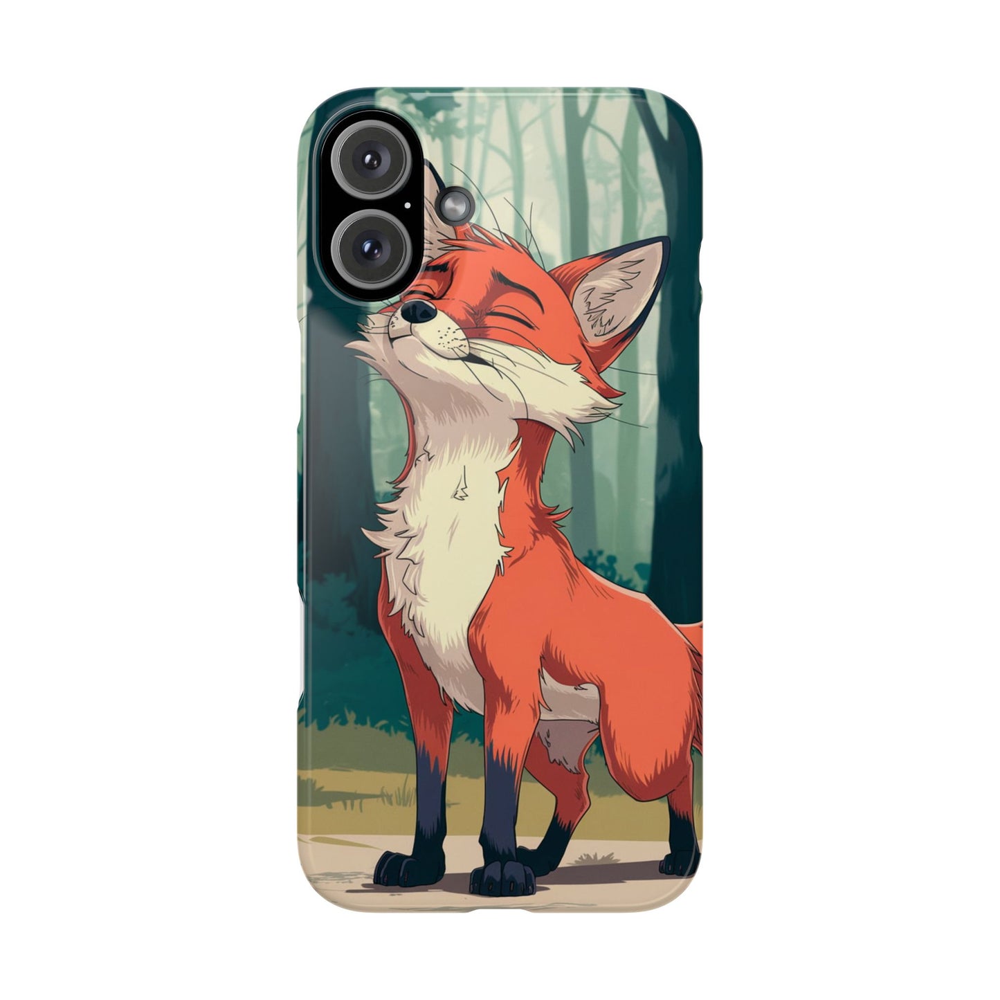 Slim Phone Case Fox Animal Anime Design for iPhone & Samsung – Stylish & Protective, Fox Animal Anime Design for IPhone Cases Design