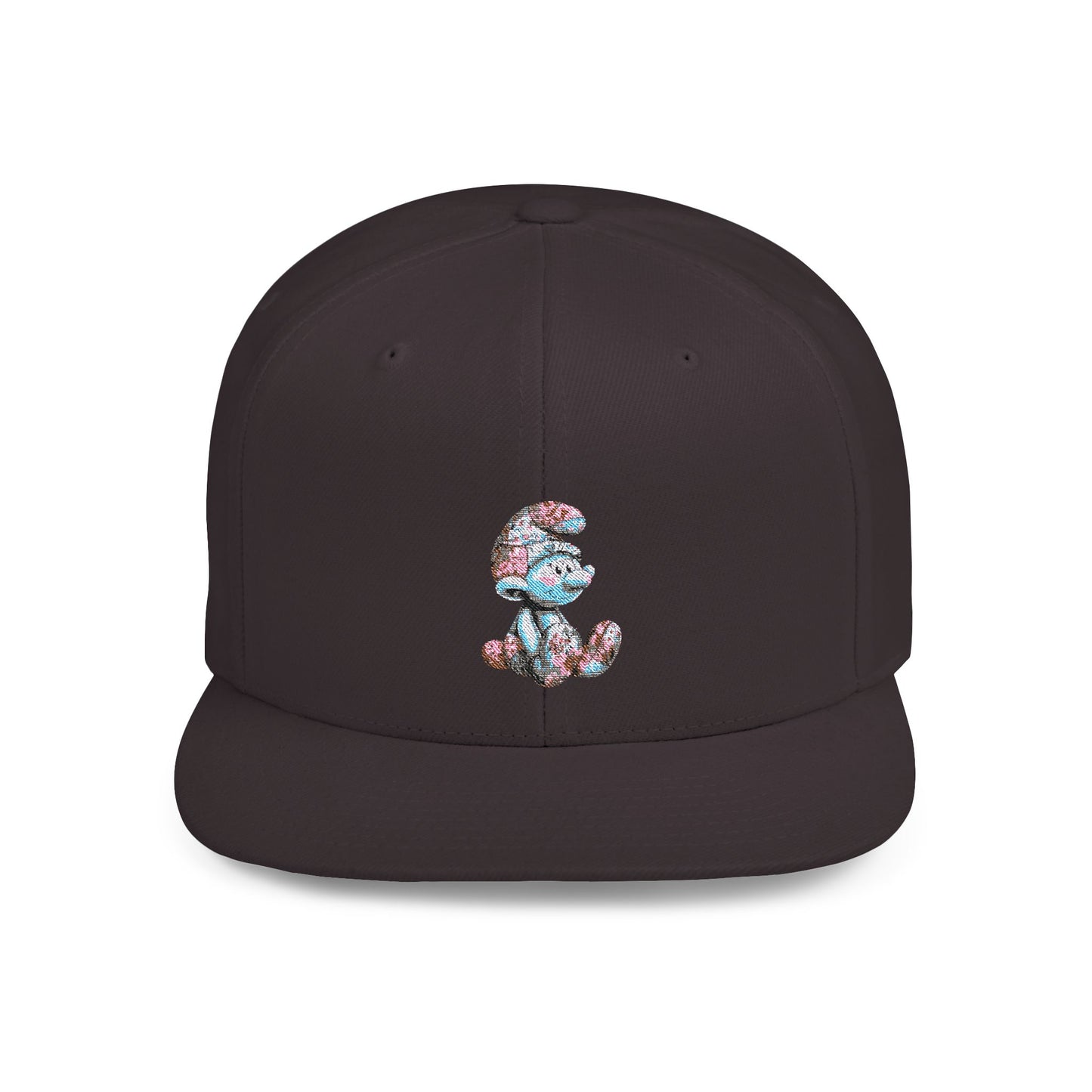 Flat Bill Snapback with AI Cartoon Design – Bold Style Meets Modern Creativity