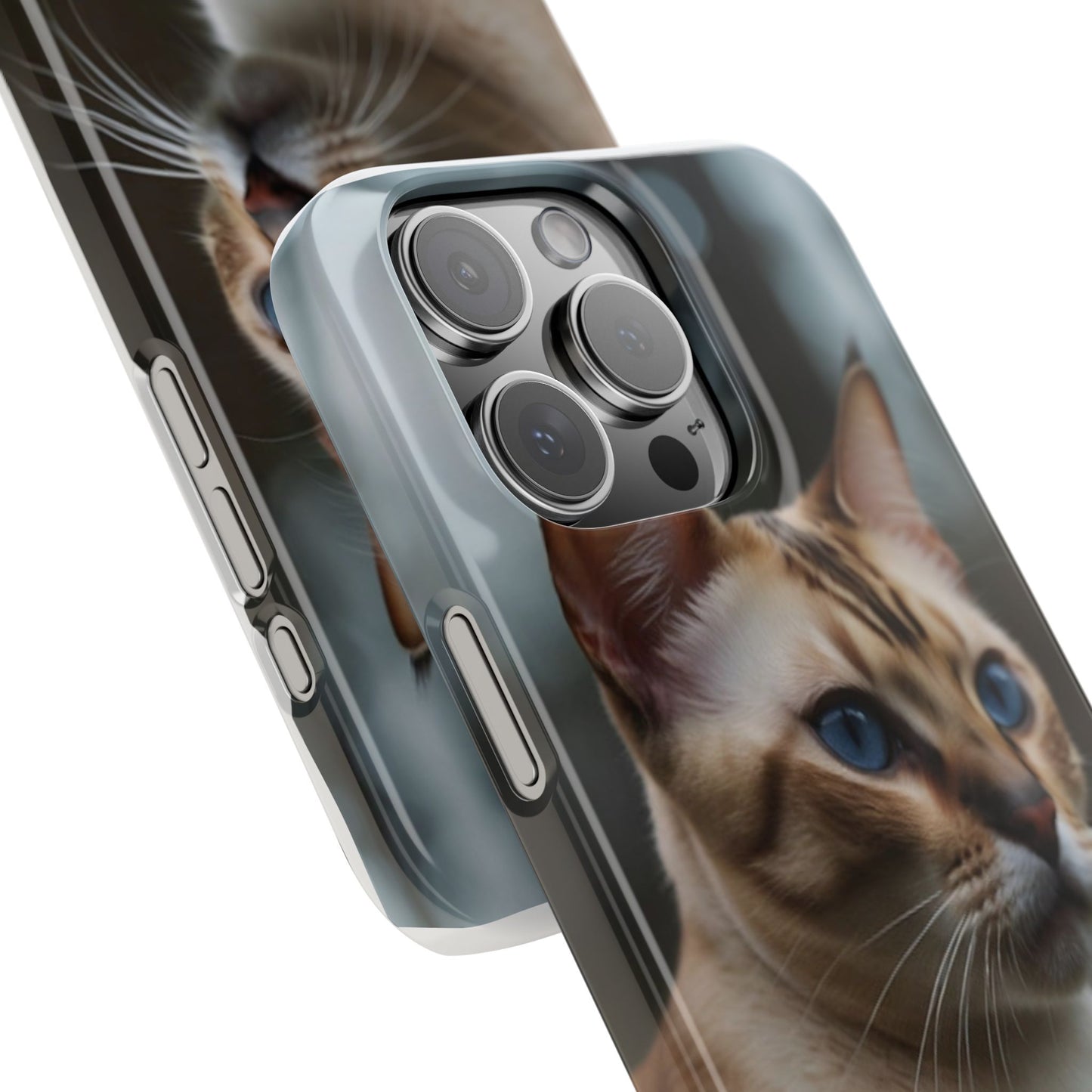 Slim Phone Case Iphone Back Cases Cute CAT AI Generated Design --- Slim Phone Case Cute CAT Ai Design IPhone Case --- Slim Phone Case for IPhone Cute CAT Character AI Design
