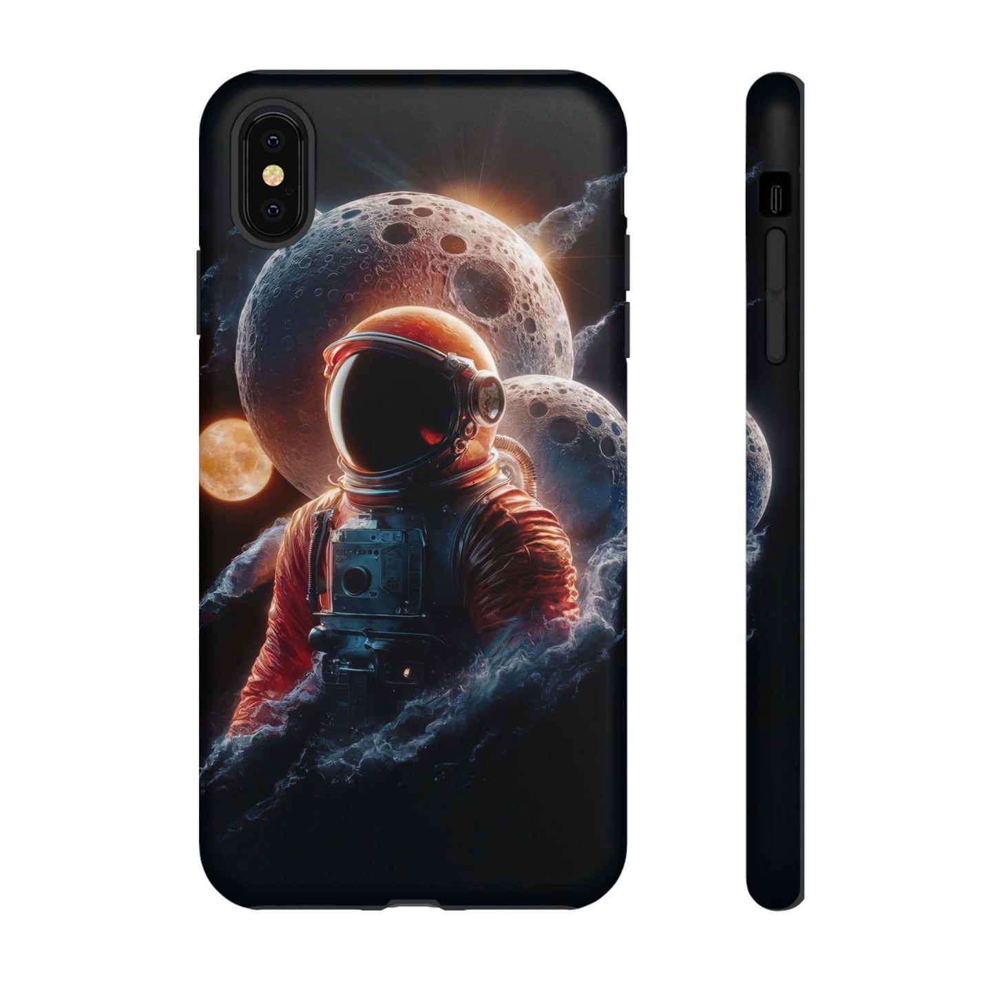 IPhone Tough Cases Space Astronaut Character AI Generated Design --- Tough Phone Cases IPhone Space Astronaut Ai Design --- Tough Phone Cases for iPhone Space Astronaut AI Design