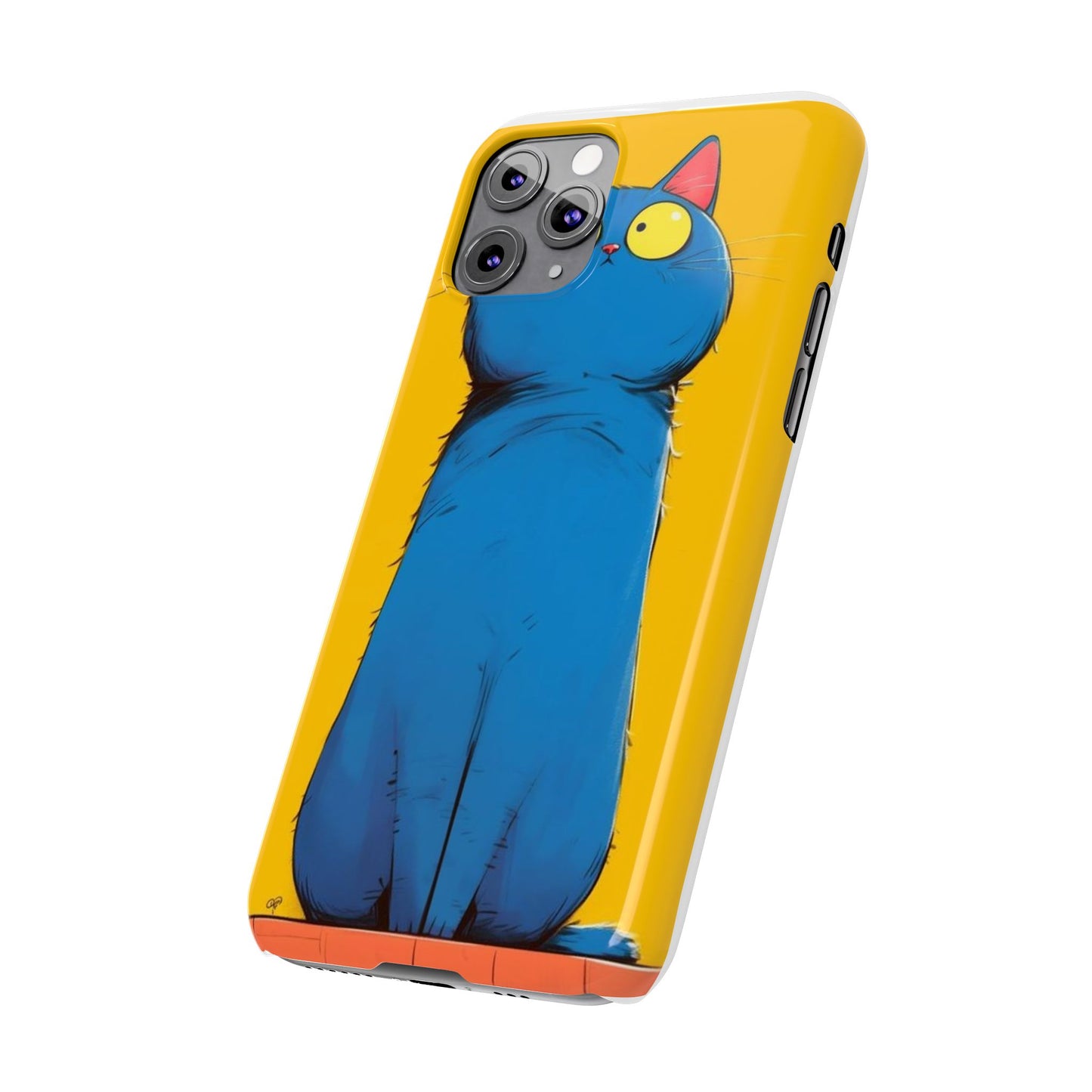 Slim Phone Case – AI Persian Cat Design | Stylish & Protective