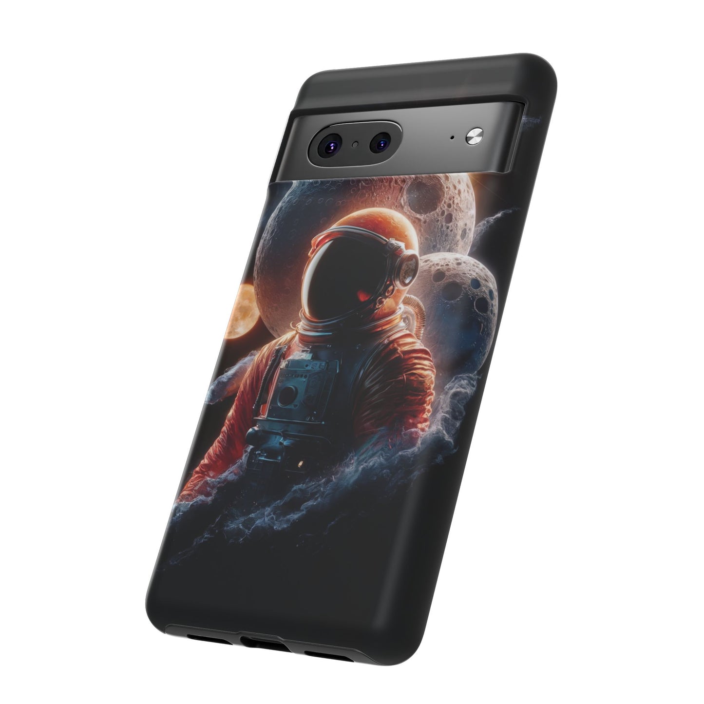IPhone Tough Cases Space Astronaut Character AI Generated Design --- Tough Phone Cases IPhone Space Astronaut Ai Design --- Tough Phone Cases for iPhone Space Astronaut AI Design