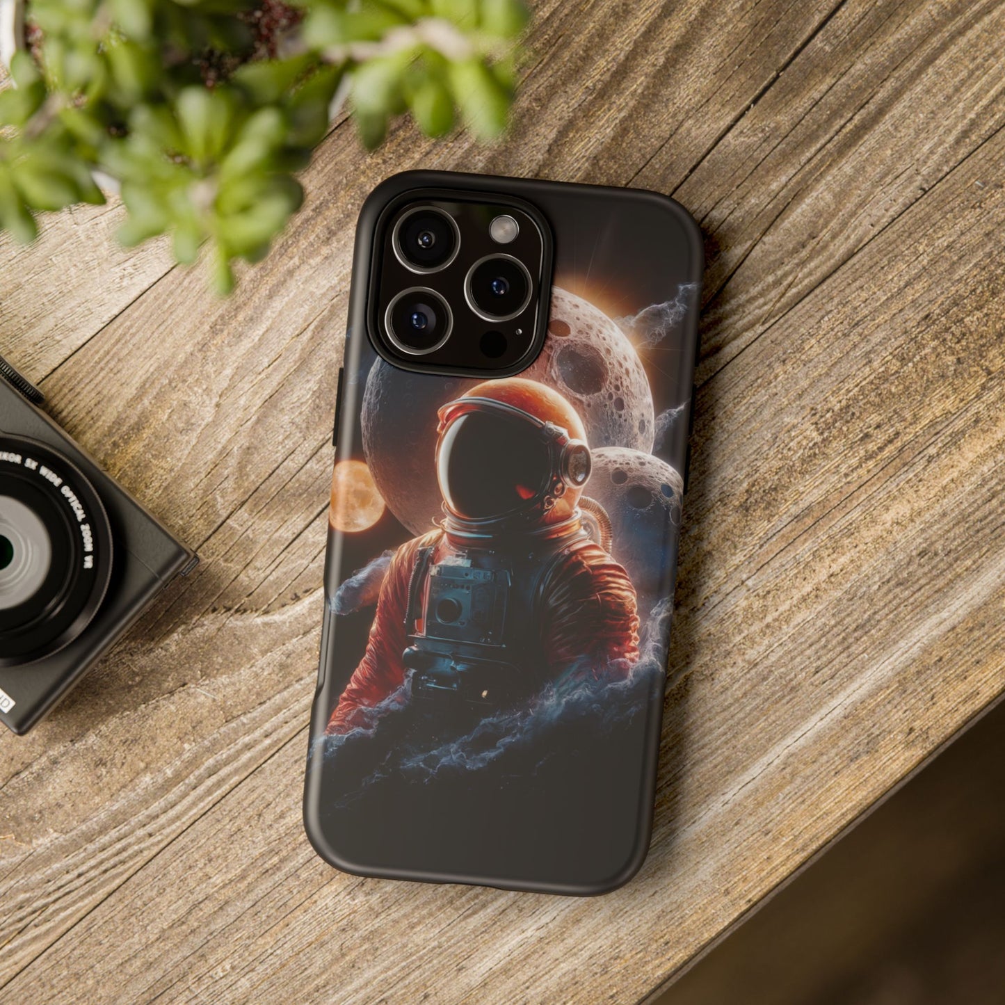 IPhone Tough Cases Space Astronaut Character AI Generated Design --- Tough Phone Cases IPhone Space Astronaut Ai Design --- Tough Phone Cases for iPhone Space Astronaut AI Design