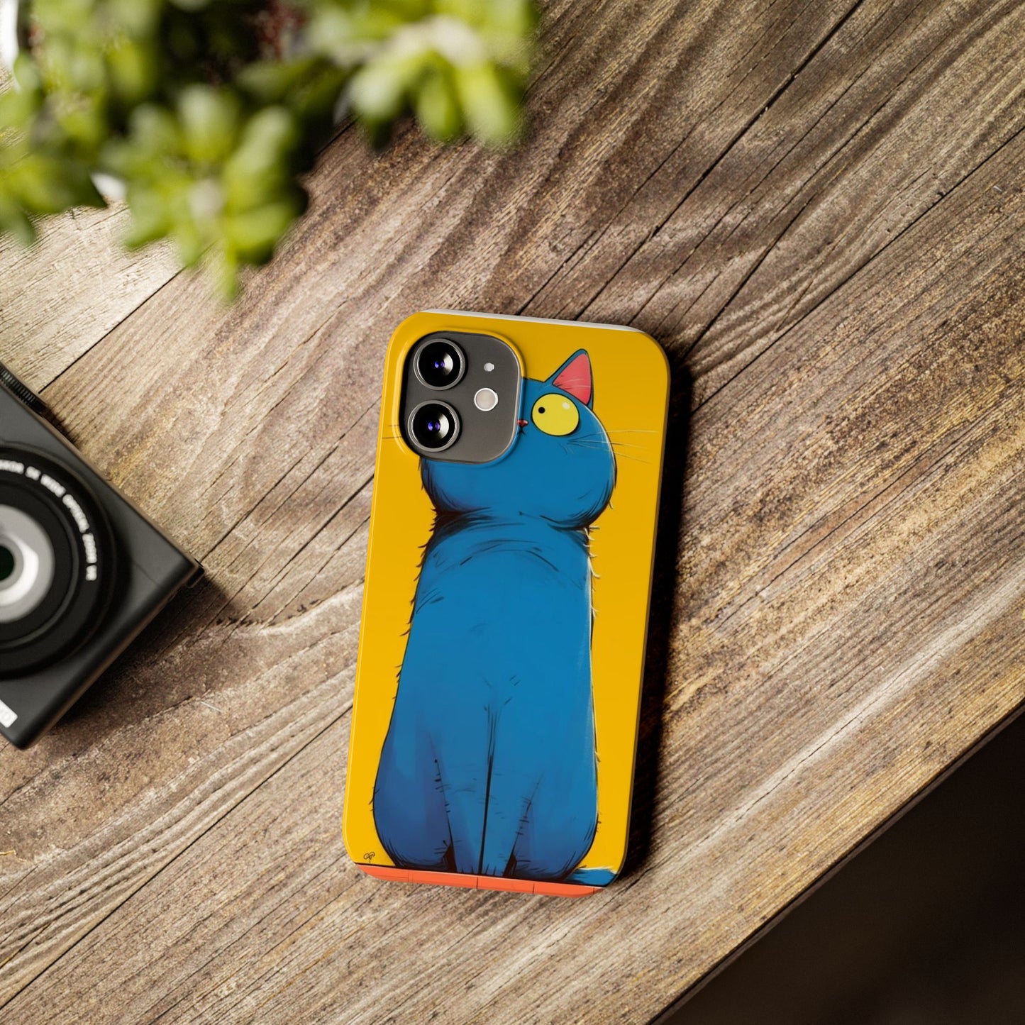 Slim Phone Case – AI Persian Cat Design | Stylish & Protective