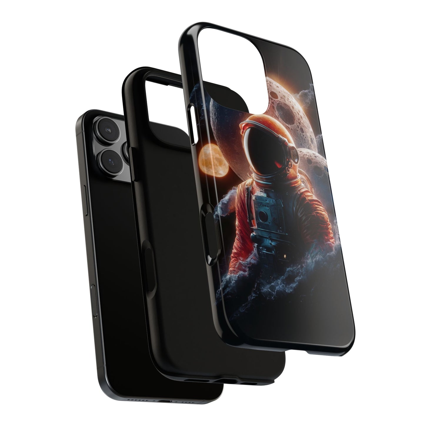 IPhone Tough Cases Space Astronaut Character AI Generated Design --- Tough Phone Cases IPhone Space Astronaut Ai Design --- Tough Phone Cases for iPhone Space Astronaut AI Design