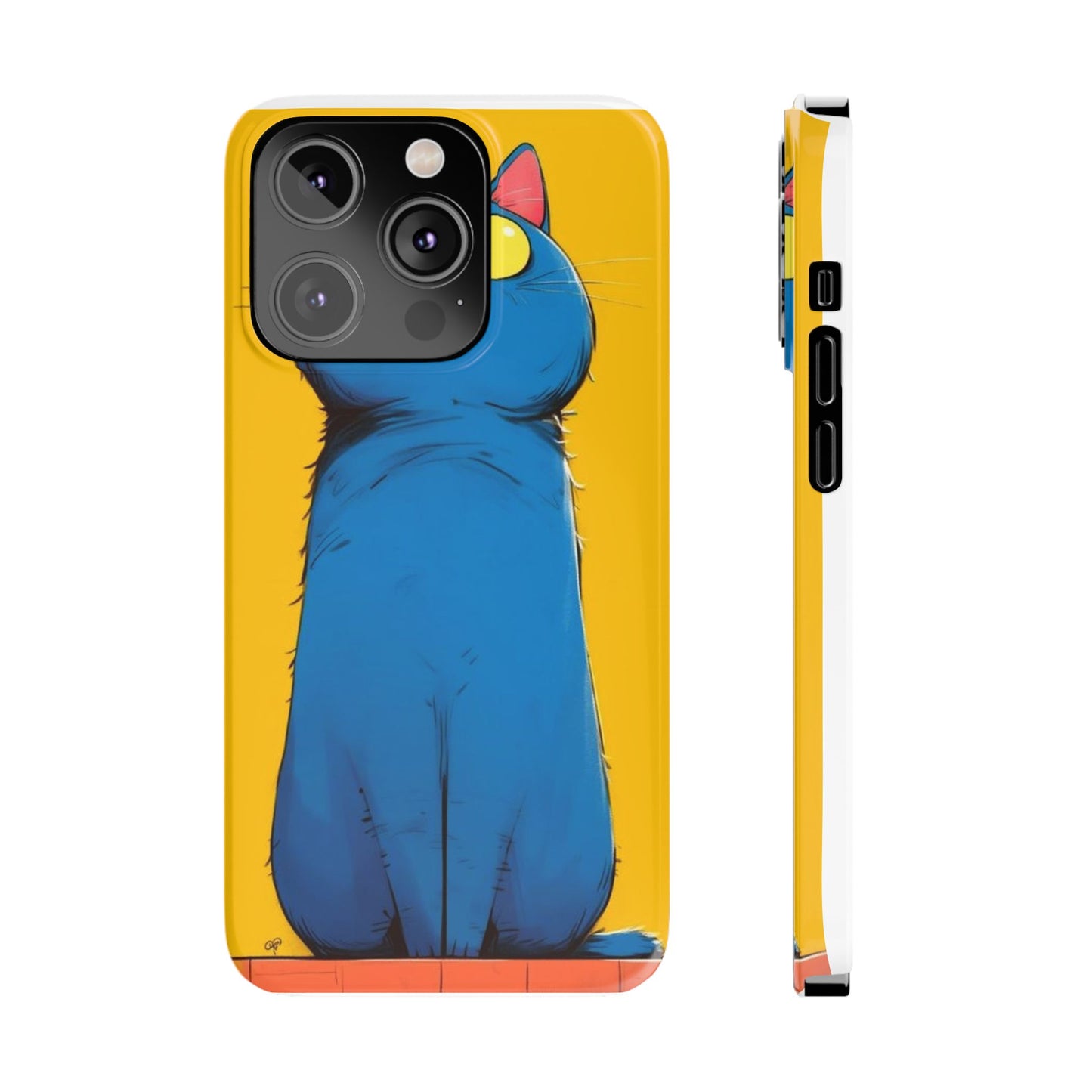 Slim Phone Case – AI Persian Cat Design | Stylish & Protective