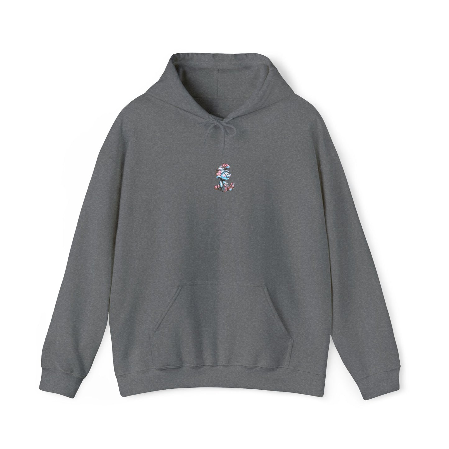 Unisex Heavy Blend™ Hooded Sweatshirt with Embroidery AI Cartoon Design – Stylish Comfort for Every Season