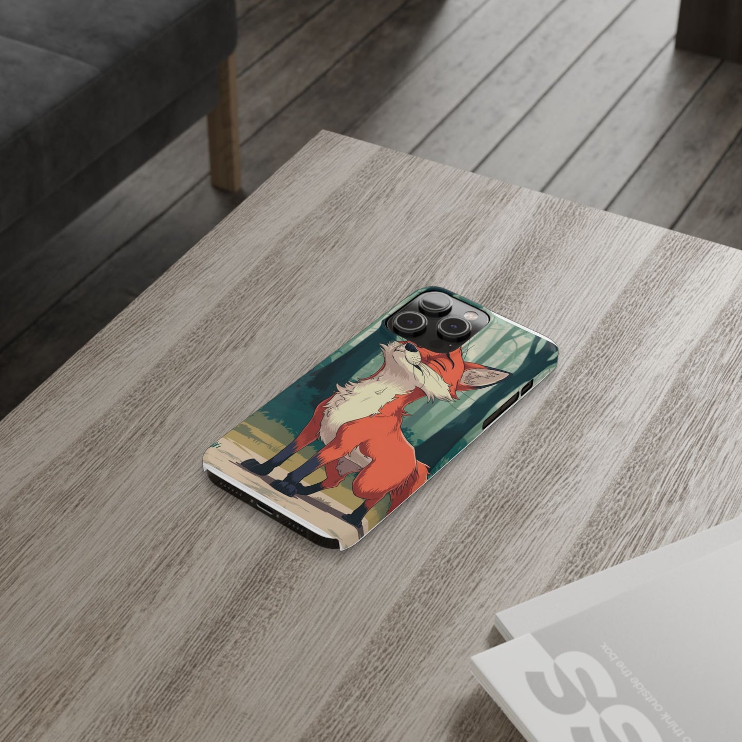 Slim Phone Case Fox Animal Anime Design for iPhone & Samsung – Stylish & Protective, Fox Animal Anime Design for IPhone Cases Design