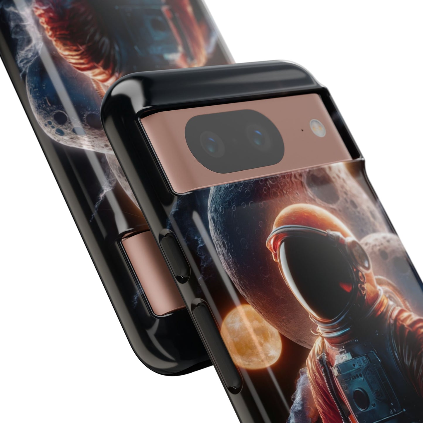 IPhone Tough Cases Space Astronaut Character AI Generated Design --- Tough Phone Cases IPhone Space Astronaut Ai Design --- Tough Phone Cases for iPhone Space Astronaut AI Design