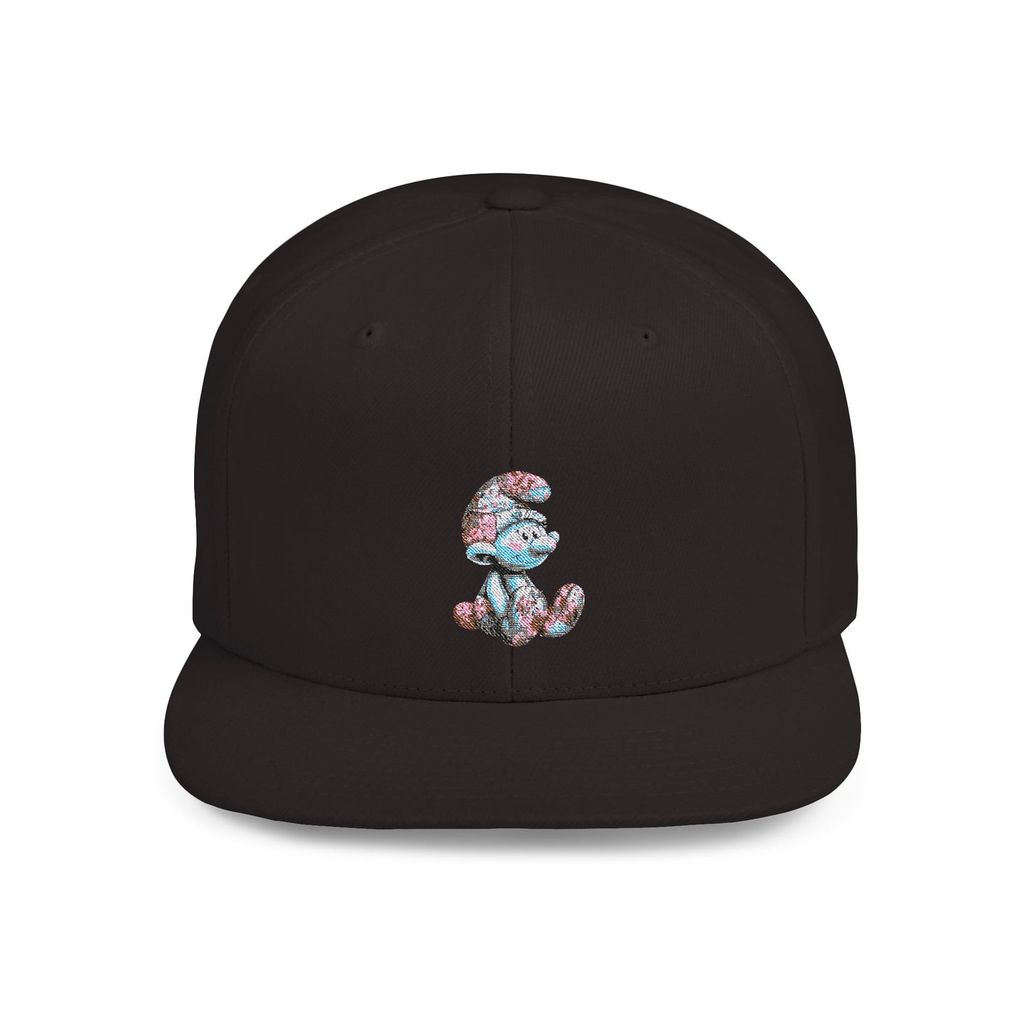 Flat Bill Snapback with AI Cartoon Design – Bold Style Meets Modern Creativity