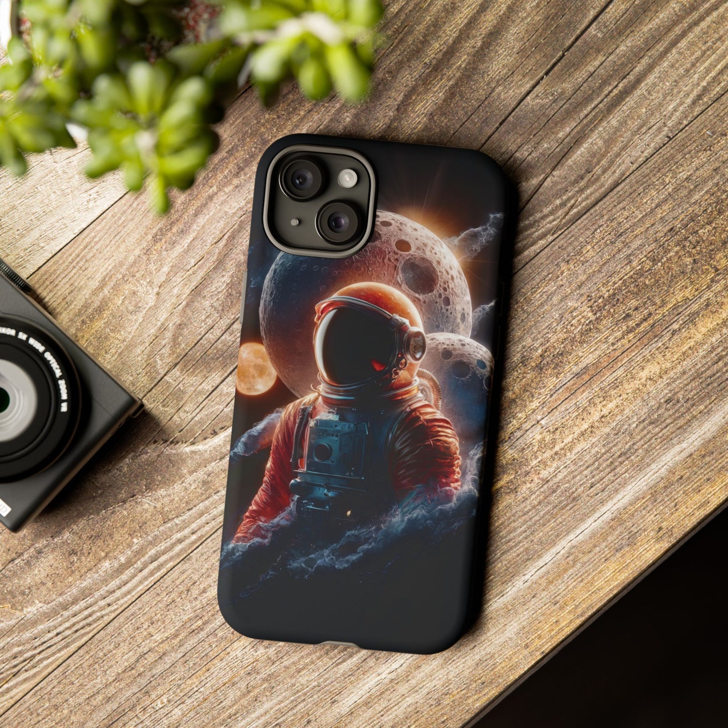 IPhone Tough Cases Space Astronaut Character AI Generated Design --- Tough Phone Cases IPhone Space Astronaut Ai Design --- Tough Phone Cases for iPhone Space Astronaut AI Design