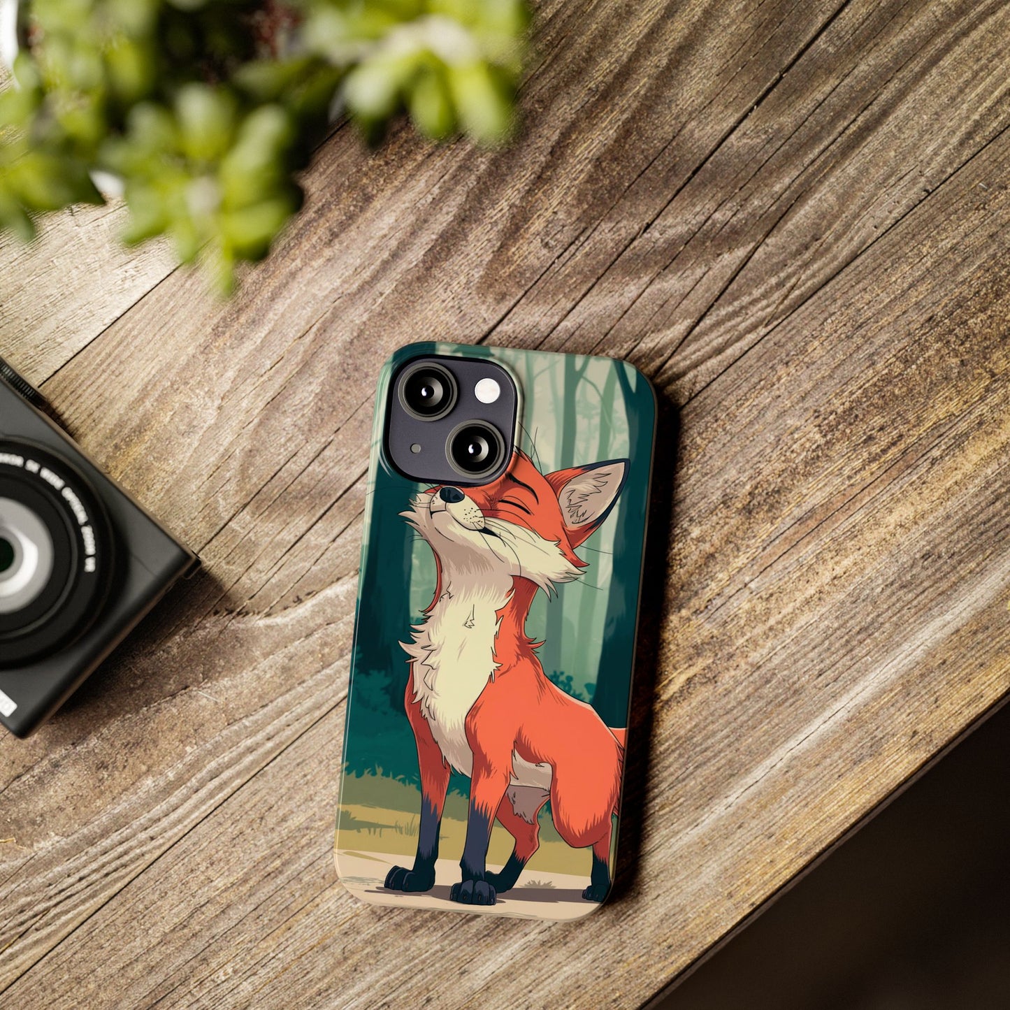 Slim Phone Case Fox Animal Anime Design for iPhone & Samsung – Stylish & Protective, Fox Animal Anime Design for IPhone Cases Design