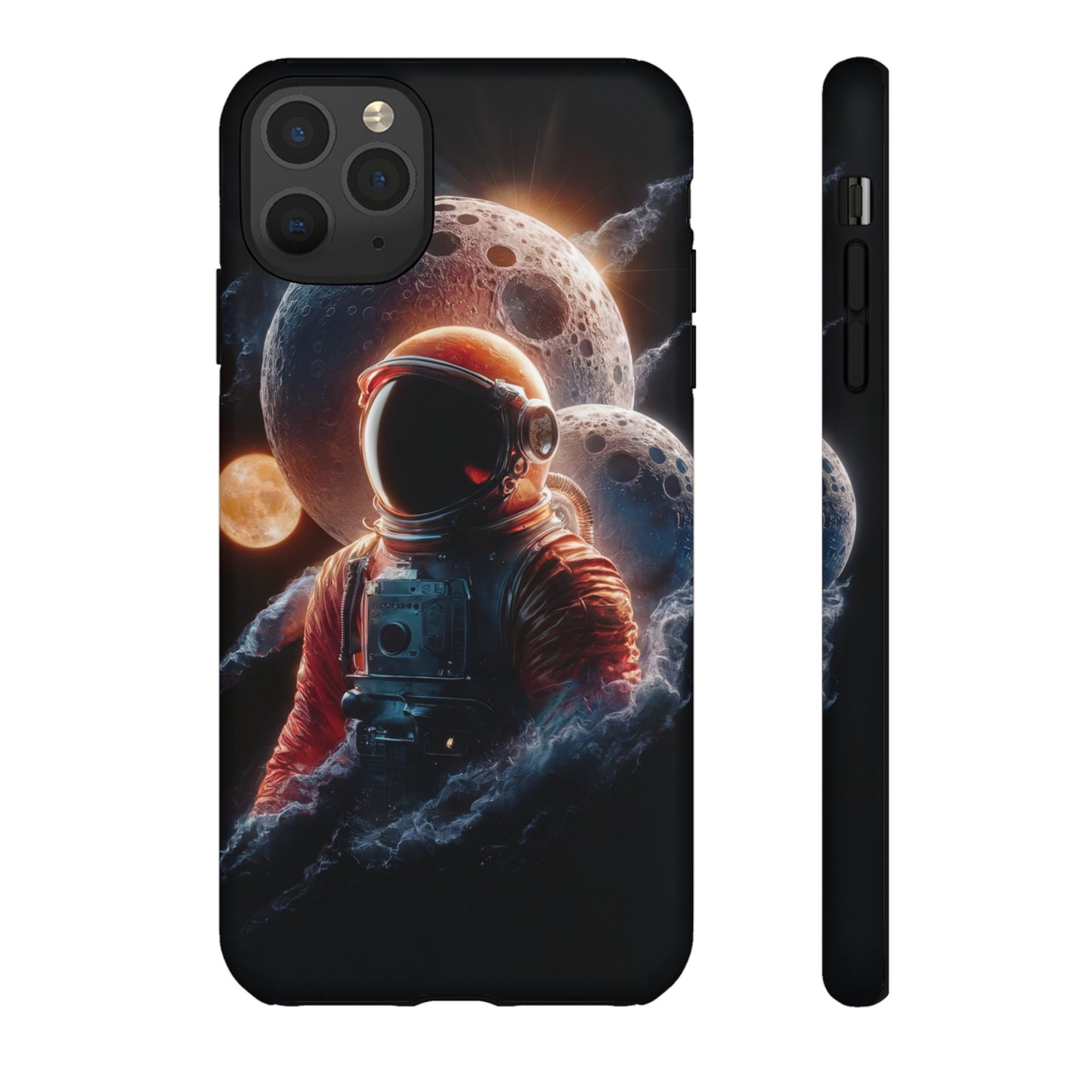 IPhone Tough Cases Space Astronaut Character AI Generated Design --- Tough Phone Cases IPhone Space Astronaut Ai Design --- Tough Phone Cases for iPhone Space Astronaut AI Design