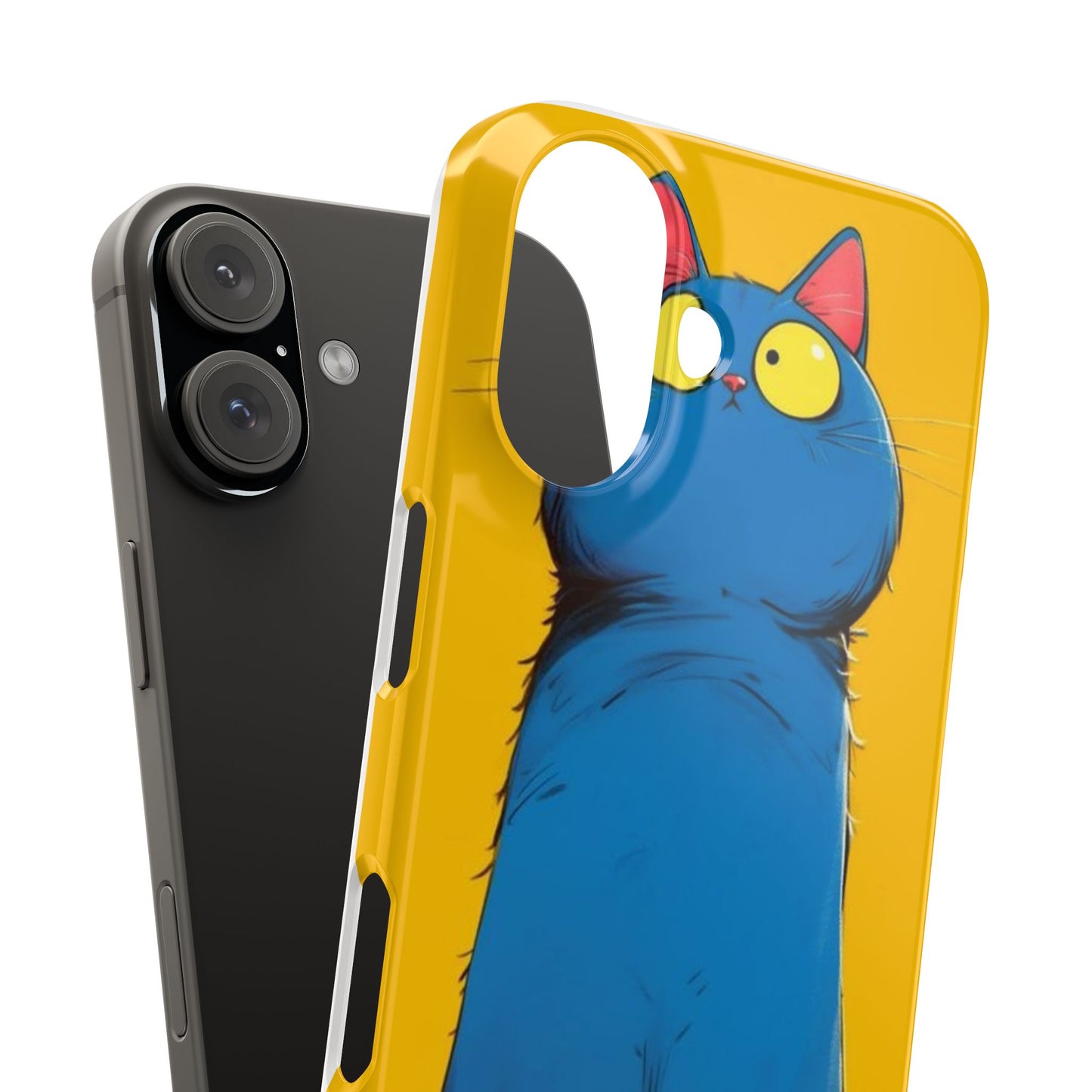 Slim Phone Case – AI Persian Cat Design | Stylish & Protective