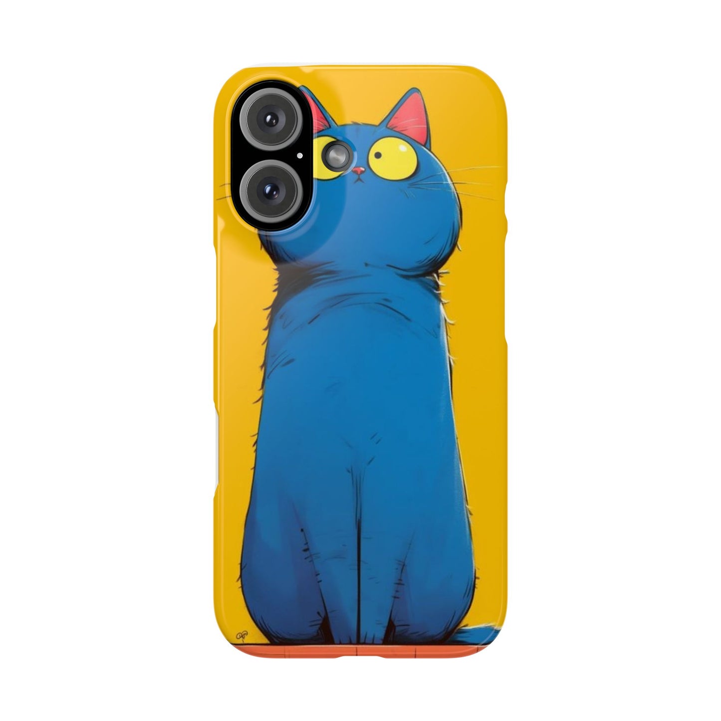 Slim Phone Case – AI Persian Cat Design | Stylish & Protective