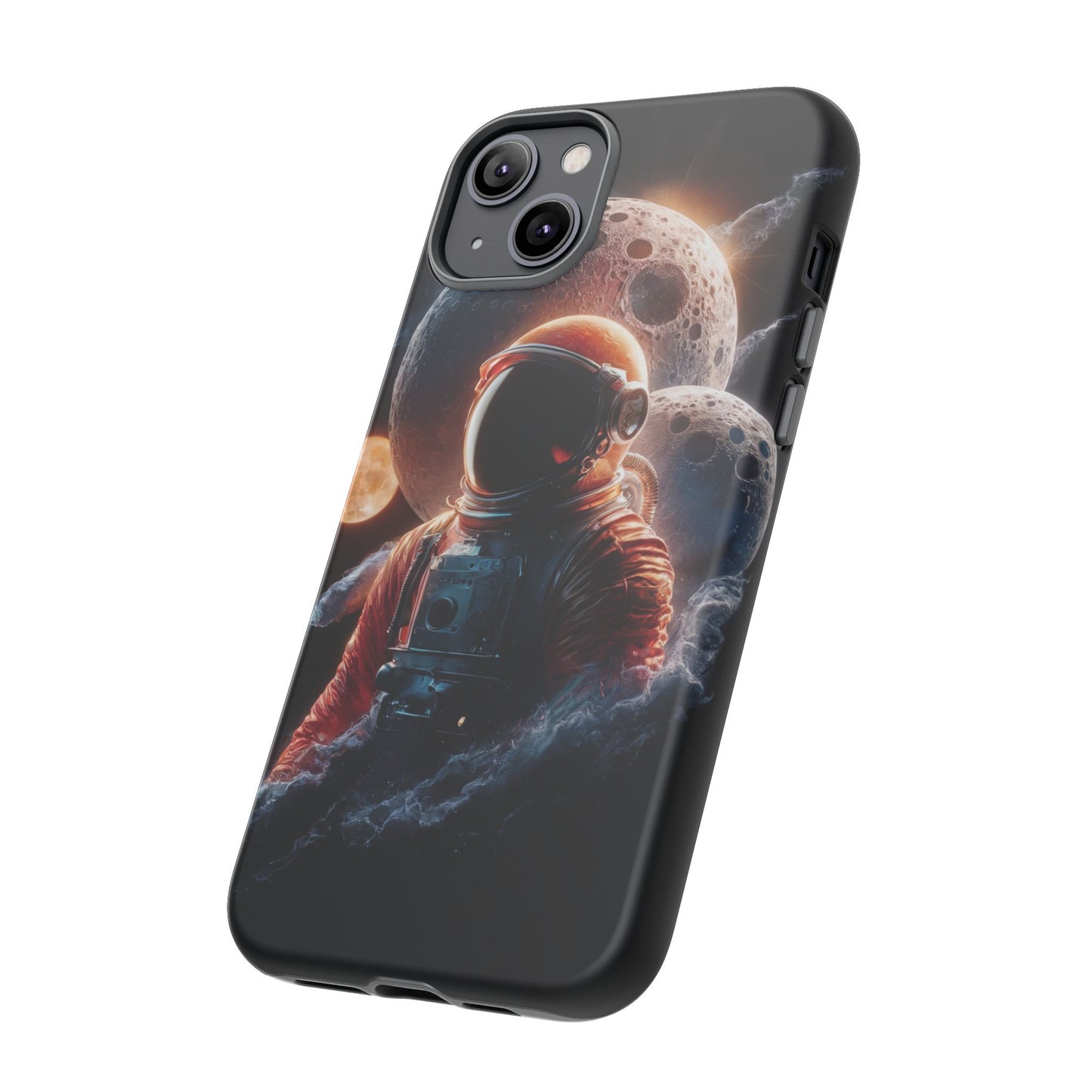 IPhone Tough Cases Space Astronaut Character AI Generated Design --- Tough Phone Cases IPhone Space Astronaut Ai Design --- Tough Phone Cases for iPhone Space Astronaut AI Design