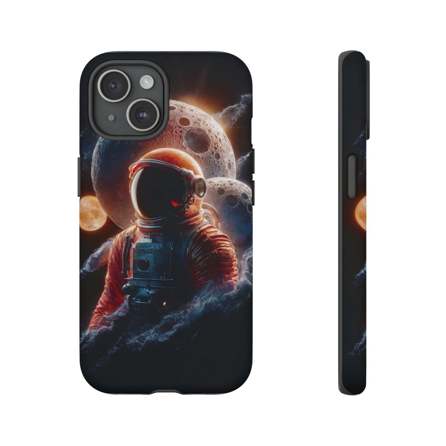 IPhone Tough Cases Space Astronaut Character AI Generated Design --- Tough Phone Cases IPhone Space Astronaut Ai Design --- Tough Phone Cases for iPhone Space Astronaut AI Design