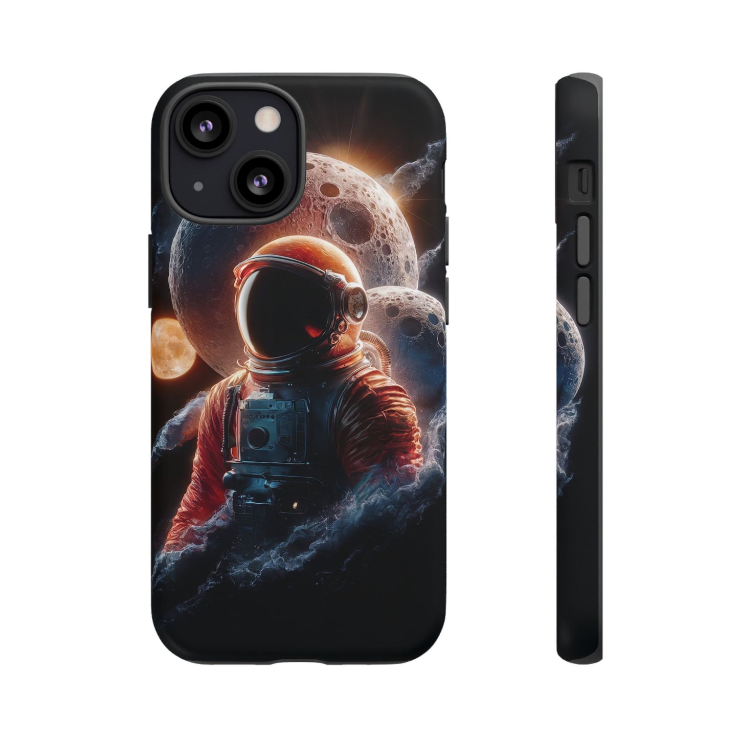 IPhone Tough Cases Space Astronaut Character AI Generated Design --- Tough Phone Cases IPhone Space Astronaut Ai Design --- Tough Phone Cases for iPhone Space Astronaut AI Design