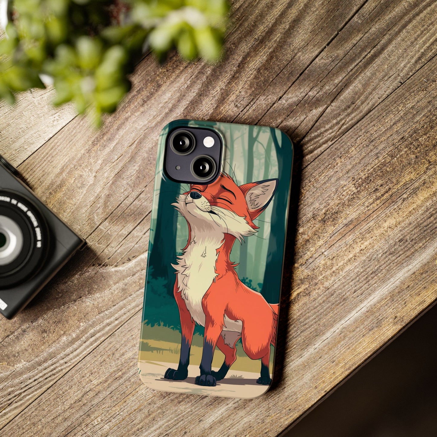 Slim Phone Case Fox Animal Anime Design for iPhone & Samsung – Stylish & Protective, Fox Animal Anime Design for IPhone Cases Design