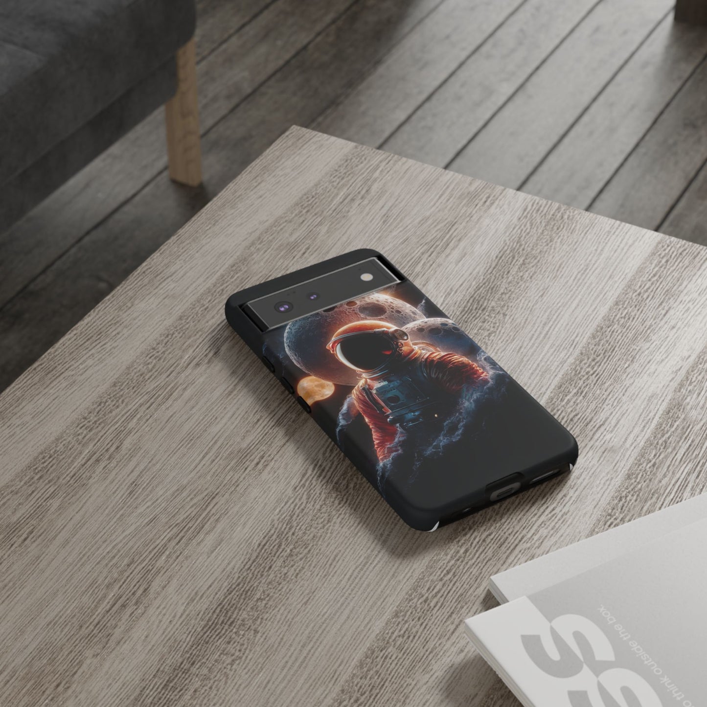 IPhone Tough Cases Space Astronaut Character AI Generated Design --- Tough Phone Cases IPhone Space Astronaut Ai Design --- Tough Phone Cases for iPhone Space Astronaut AI Design