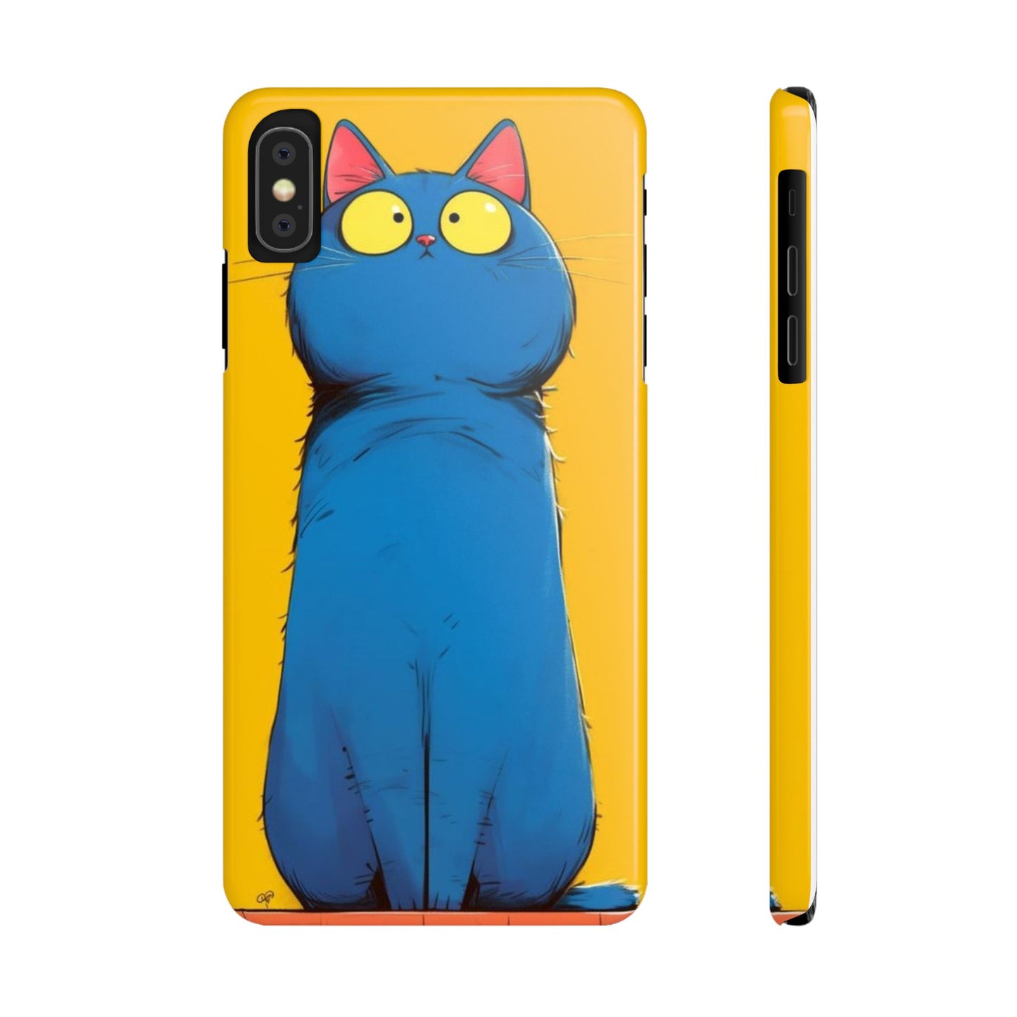 Slim Phone Case – AI Persian Cat Design | Stylish & Protective