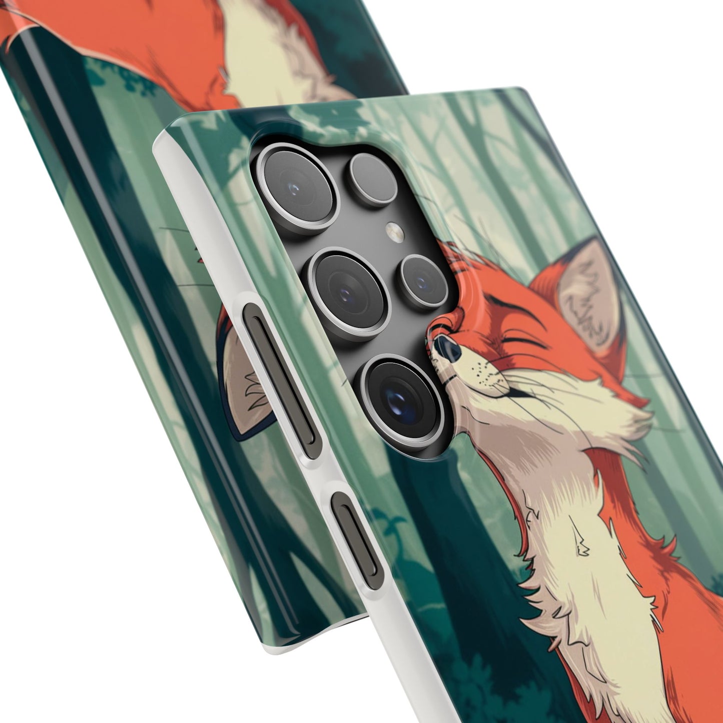 🔥 Snap Case – Fox Anime Design for iPhone & Samsung | Sleek & Stylish Protection for Anime Lovers! Minimalist Fox Japanese Anime Design for iPhone & Samsung