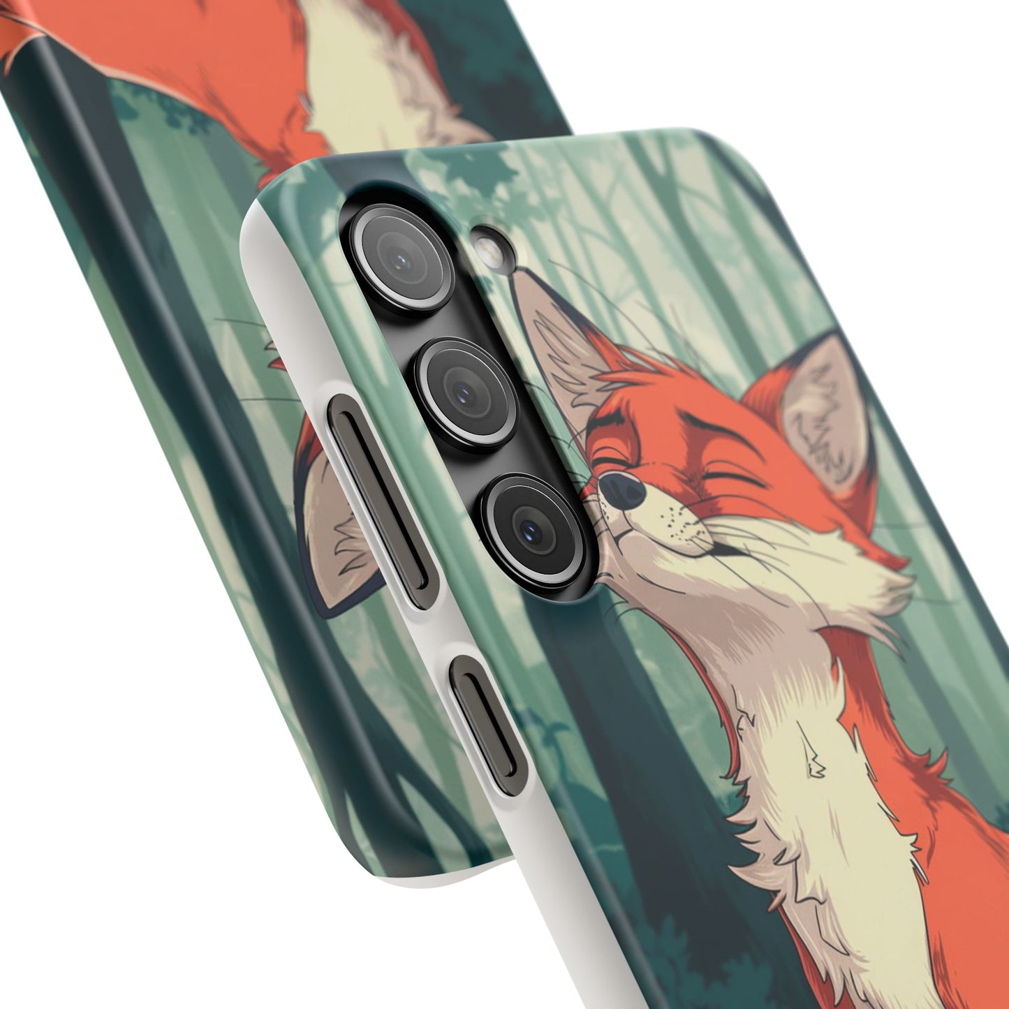 🔥 Snap Case – Fox Anime Design for iPhone & Samsung | Sleek & Stylish Protection for Anime Lovers! Minimalist Fox Japanese Anime Design for iPhone & Samsung